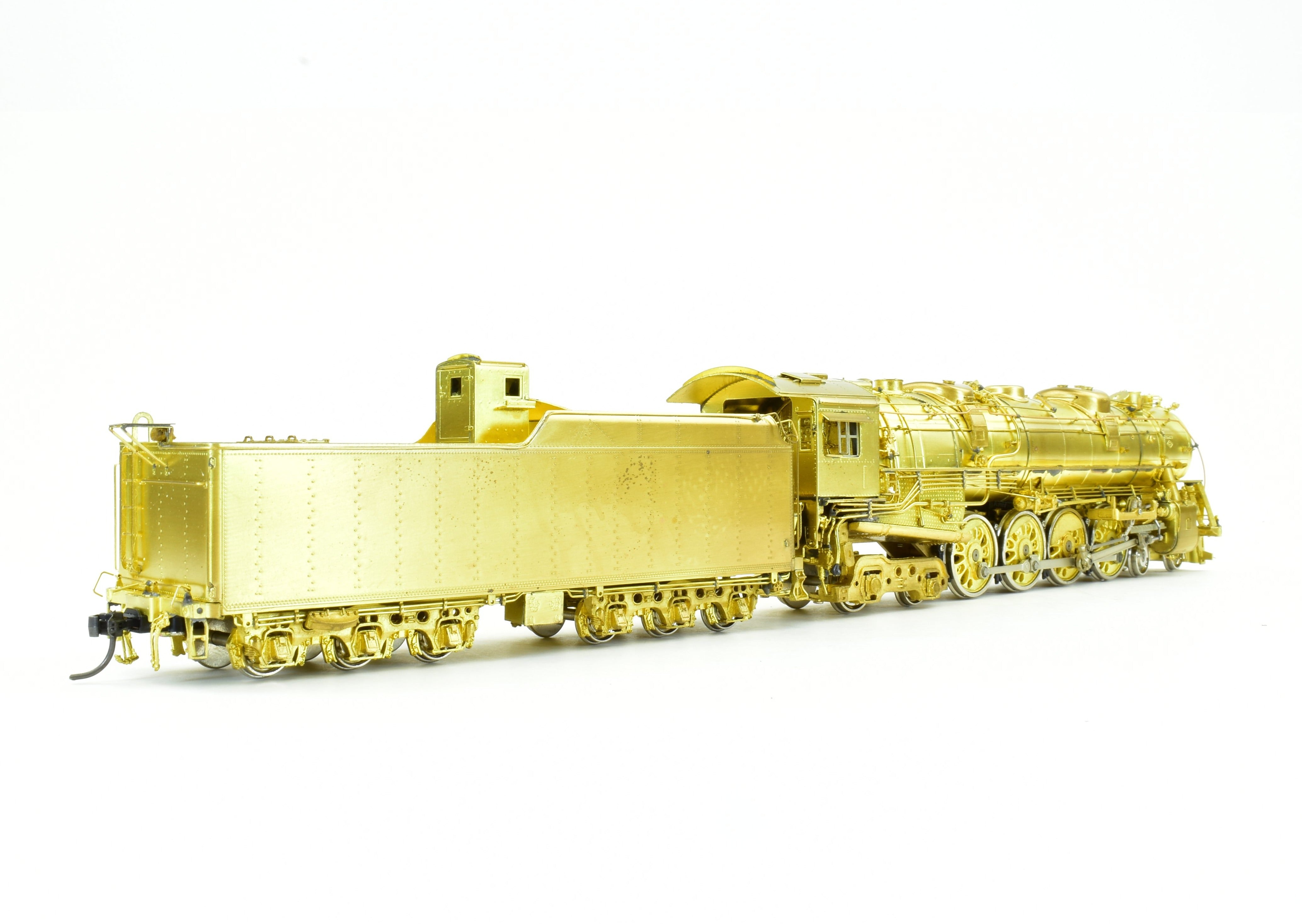 HO Scale Brass Model Train - Overland Models, Inc. Missouri Pacific 2100 4-8-4 Steam Locomotive by Ajin Precision