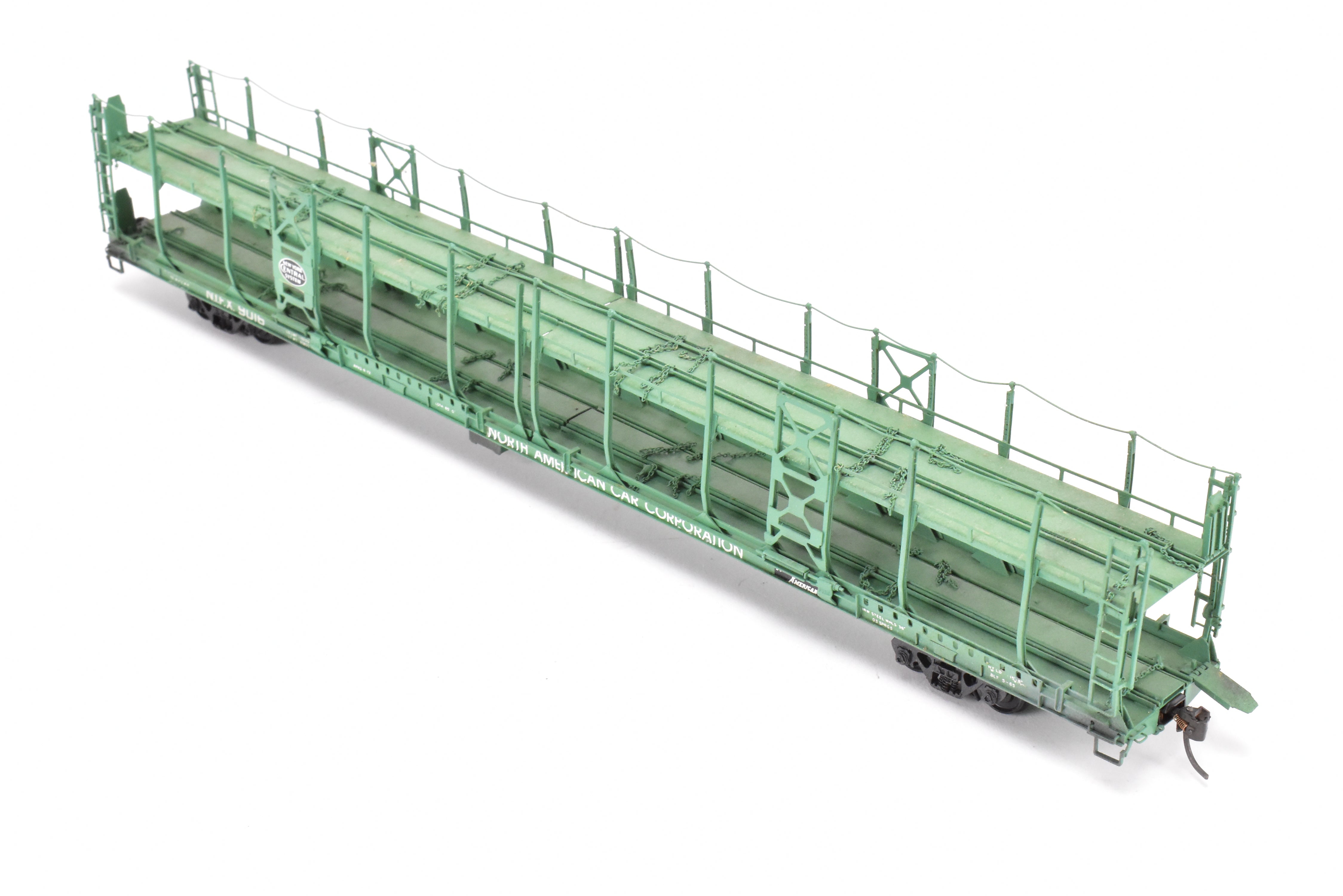 HO Brass OMI NYC - New York Central Bi - Level Auto Rack Factory - Painted NIFX Model
