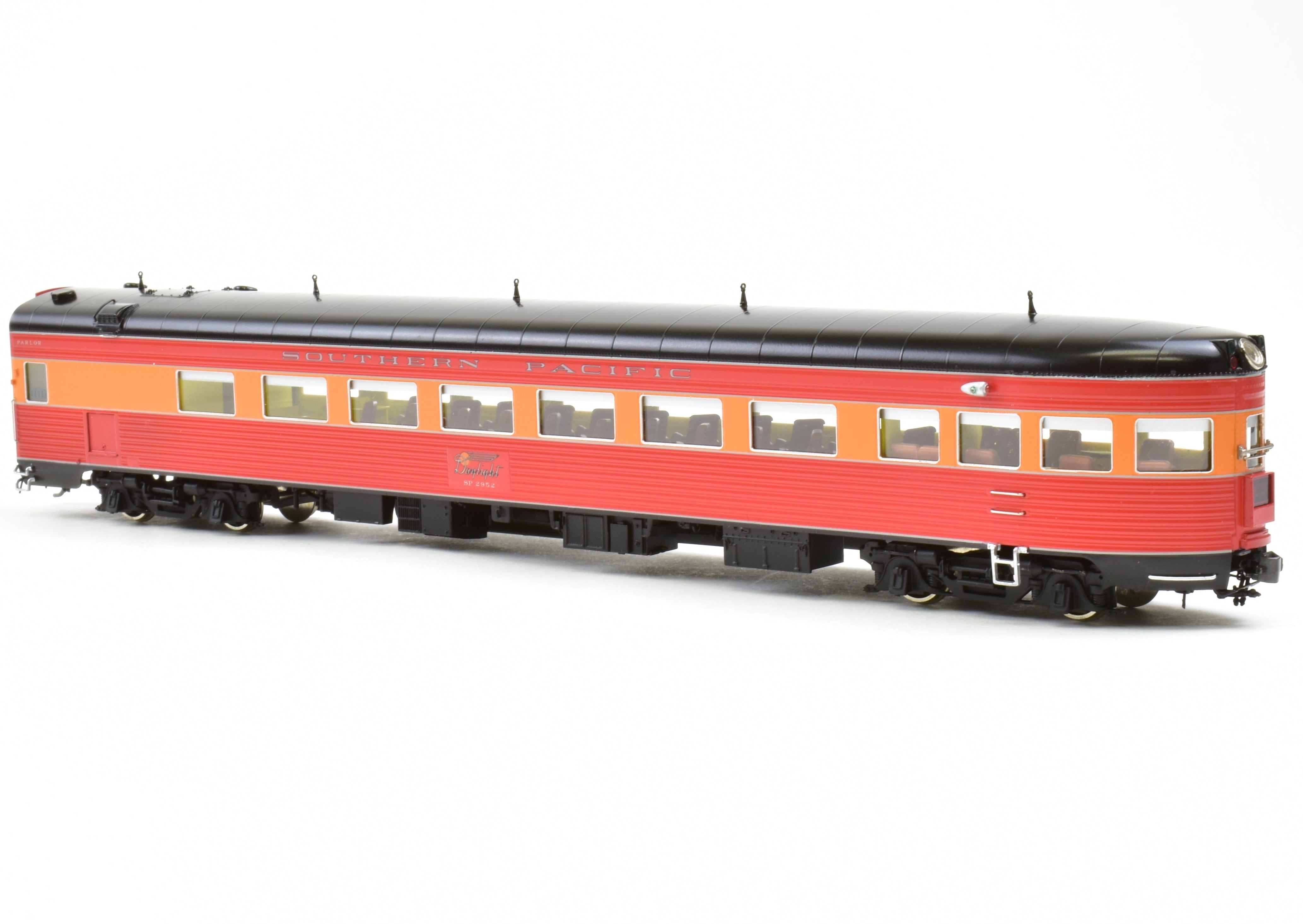 HO Scale Brass Model Train CIL - Challenger Imports Southern Pacific 1955 Morning Daylight 10 - Car Set FP Collection