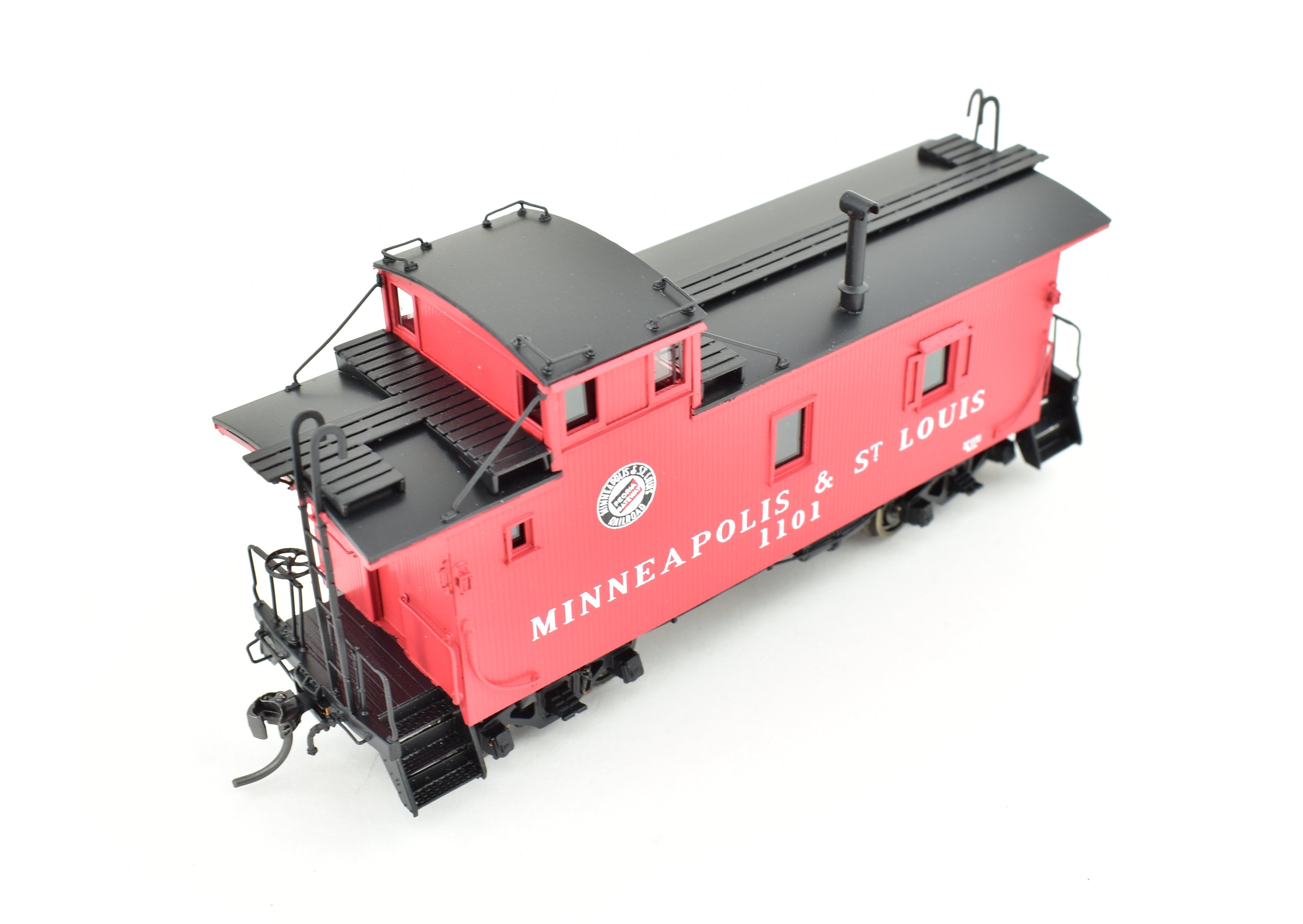 HO Scale Brass Minneapolis & St Louis Wood Cupola Caboose FP Model DVP