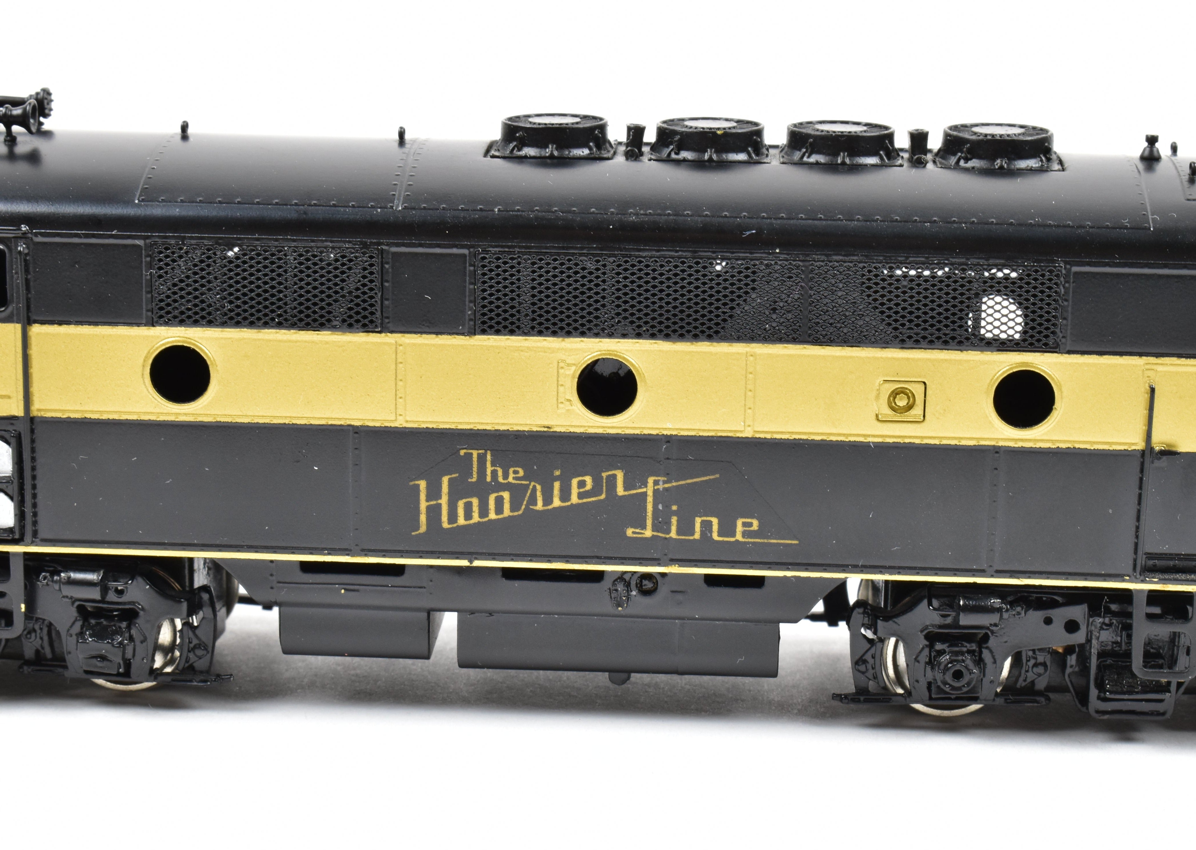 HO Brass Oriental Limited CIL Monon EMD F3A PH II Factory Painted in Elegant Black and Gold