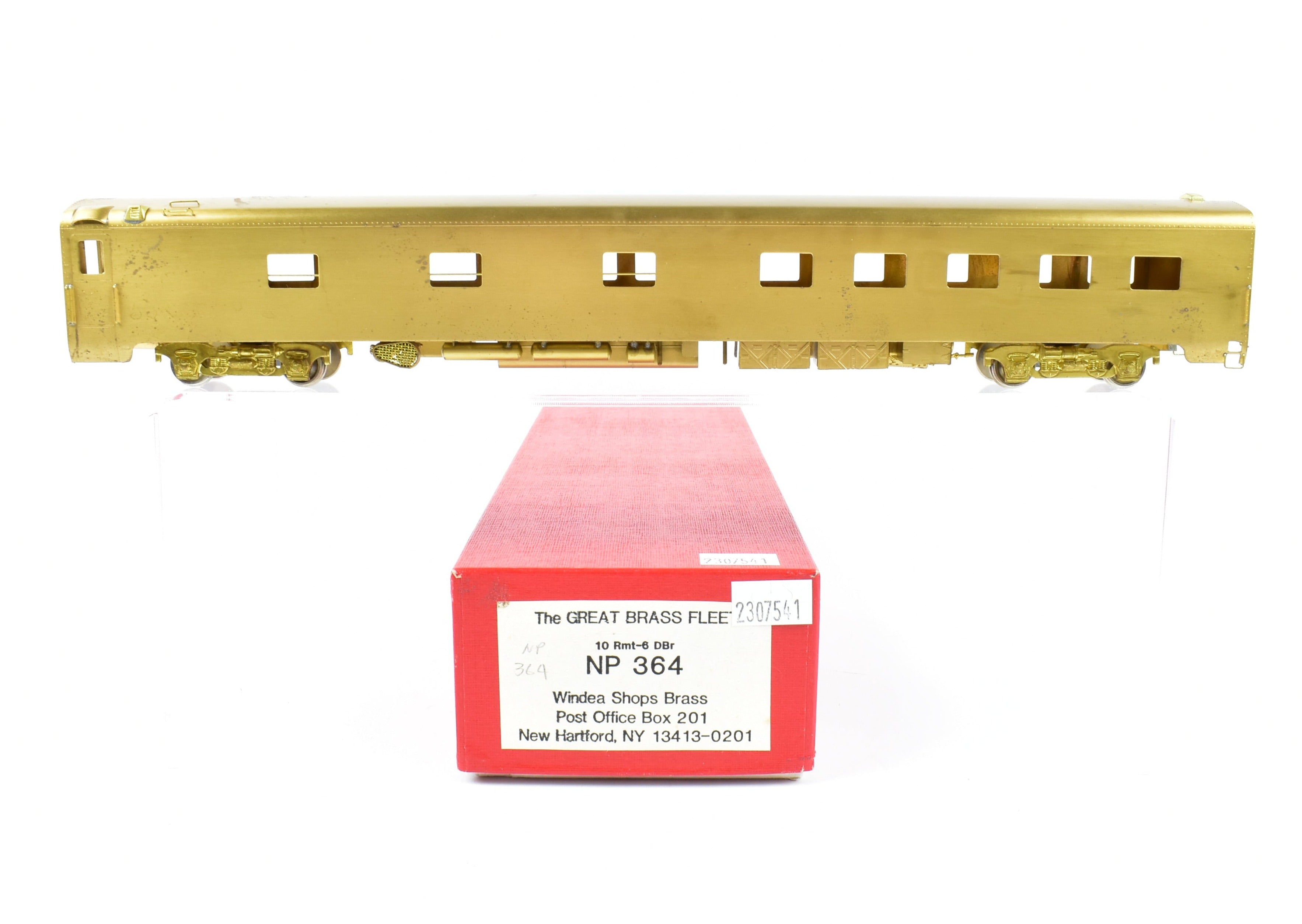 HO Scale Brass Model - Great Brass Fleet Northern Pacific Pullman 10 - 6 Sleeper Train Car Replica