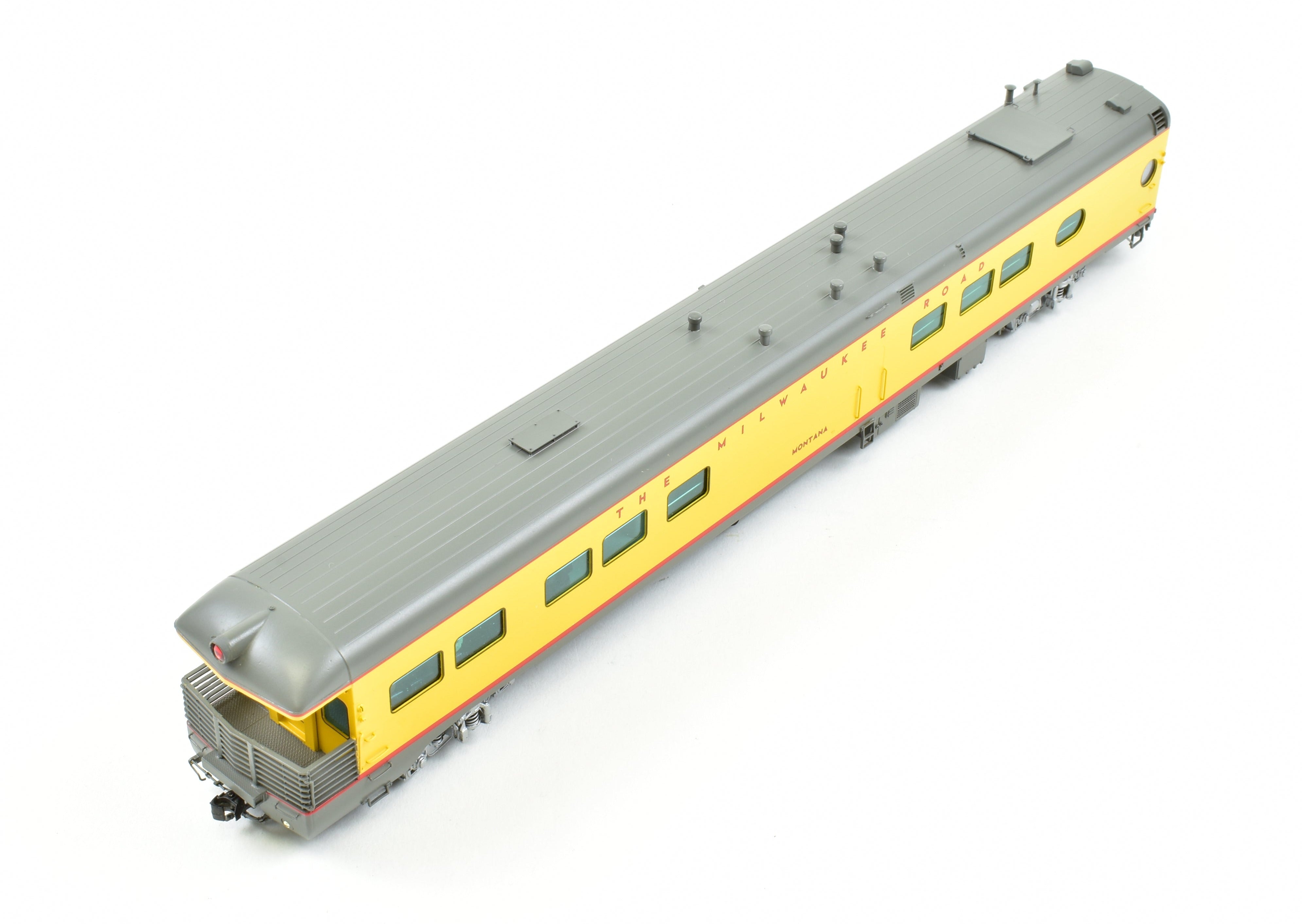 1957 HO Brass Milwaukee Road Business Car 'Montana' Factory Painted by Railway Classics