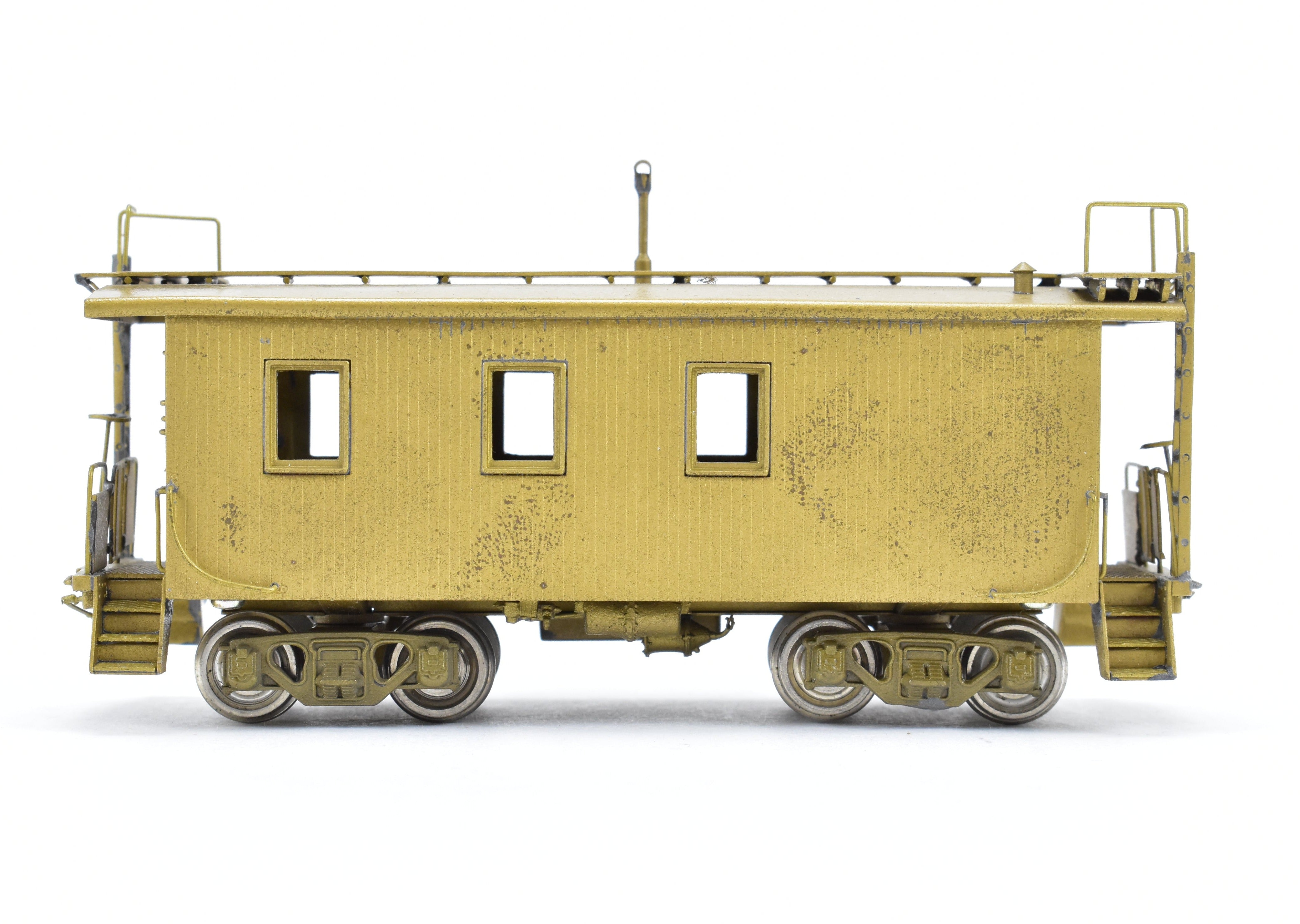 HO Scale Brass Model of Oriental Limited Great Northern 25 - Foot Yard Service Caboose