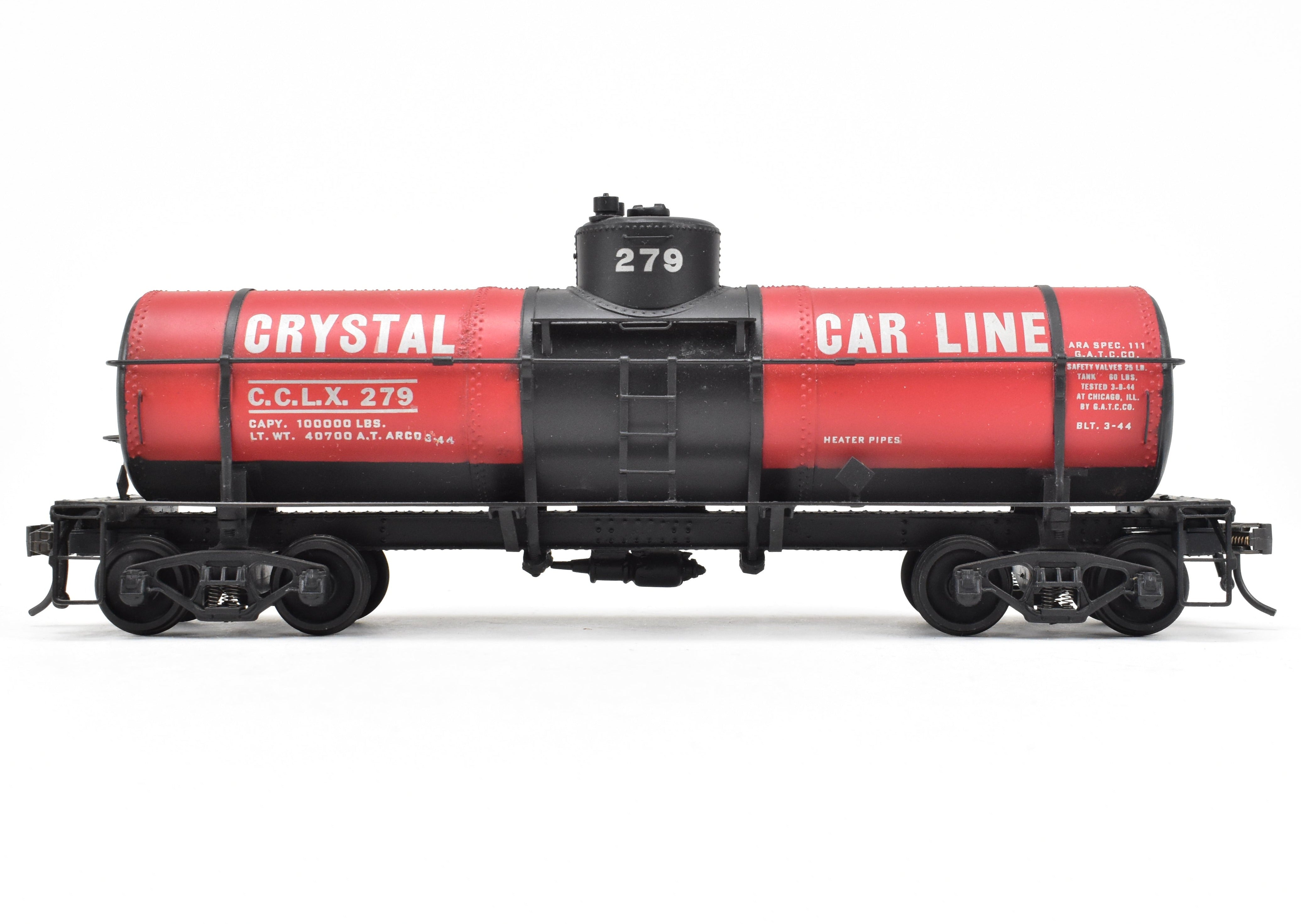 O Scale Brass Single-Dome Tank Car CP CCLX 279, Custom Painted, No Original Box