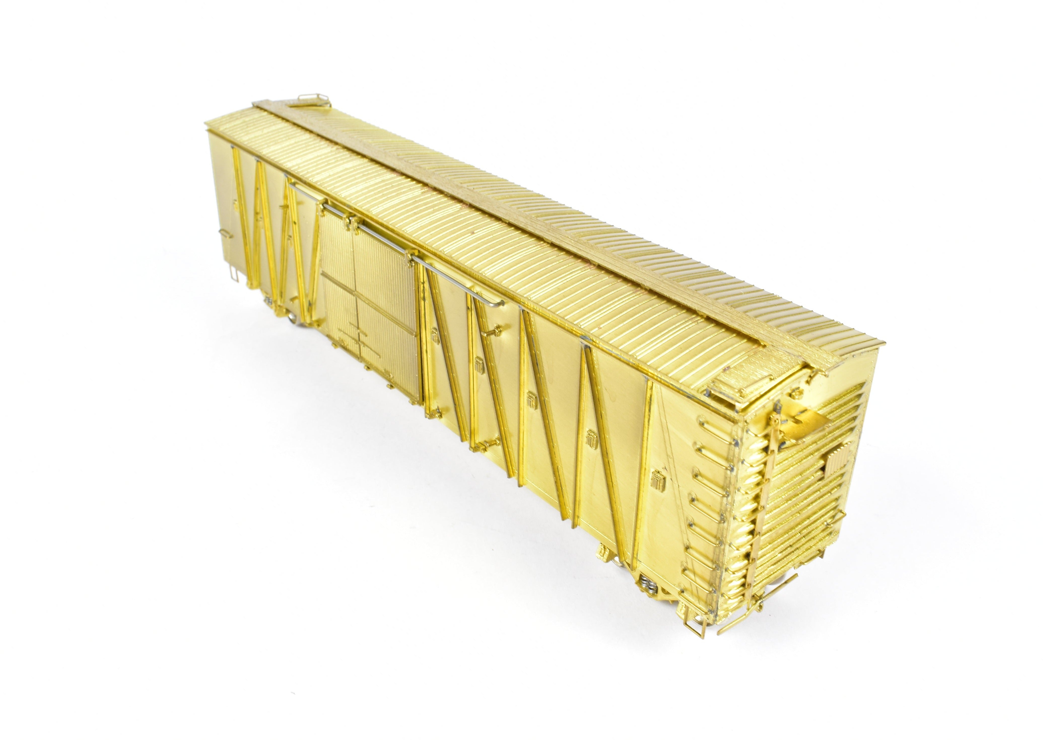 HO Scale Brass Auto Boxcar by Overland Models, Inc. (OMI) - Union Pacific A-50-4 50-Foot Model Train Car