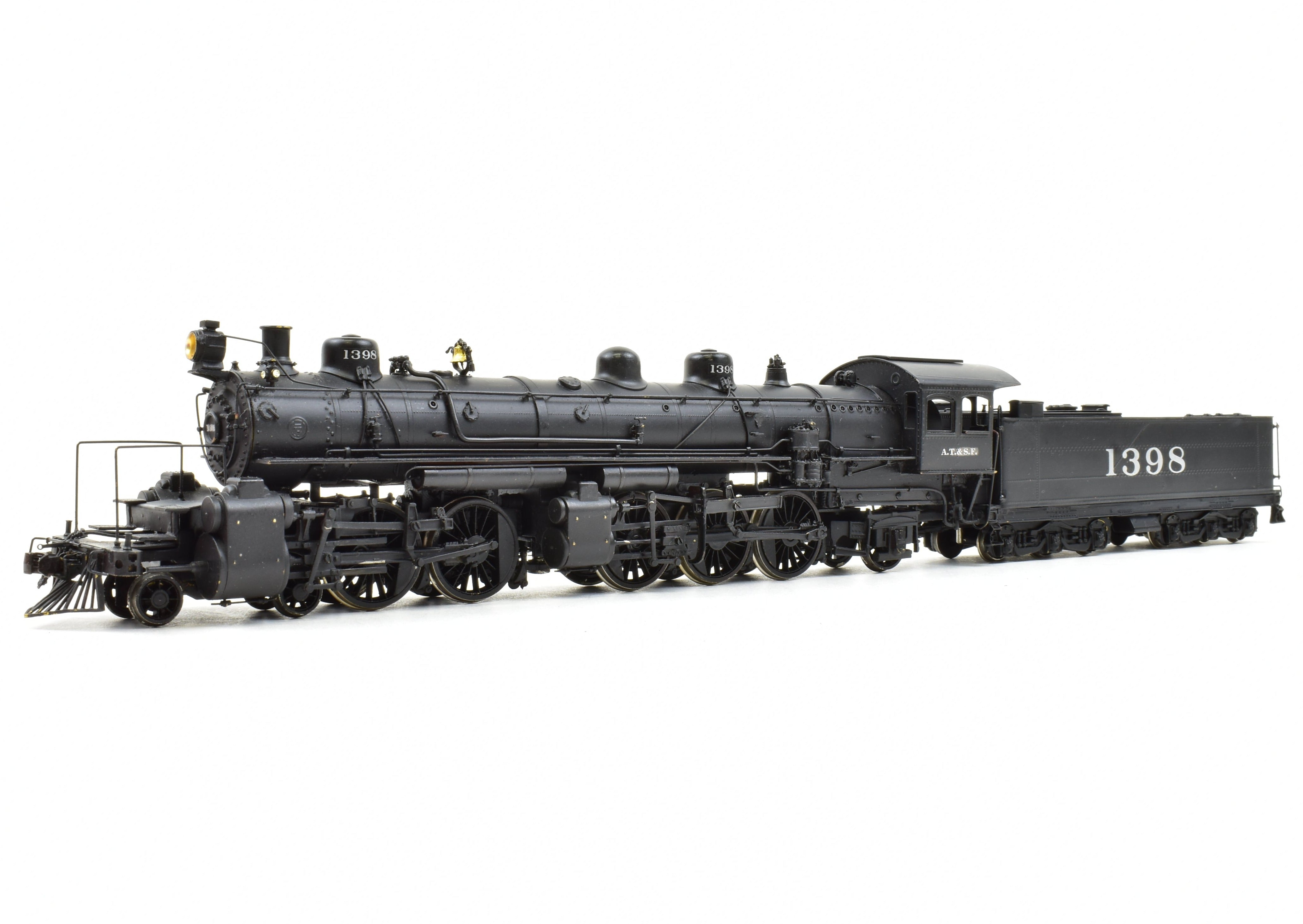 HO Brass ATSF - Santa Fe 4-4-6-2 Custom Painted Model by Westside