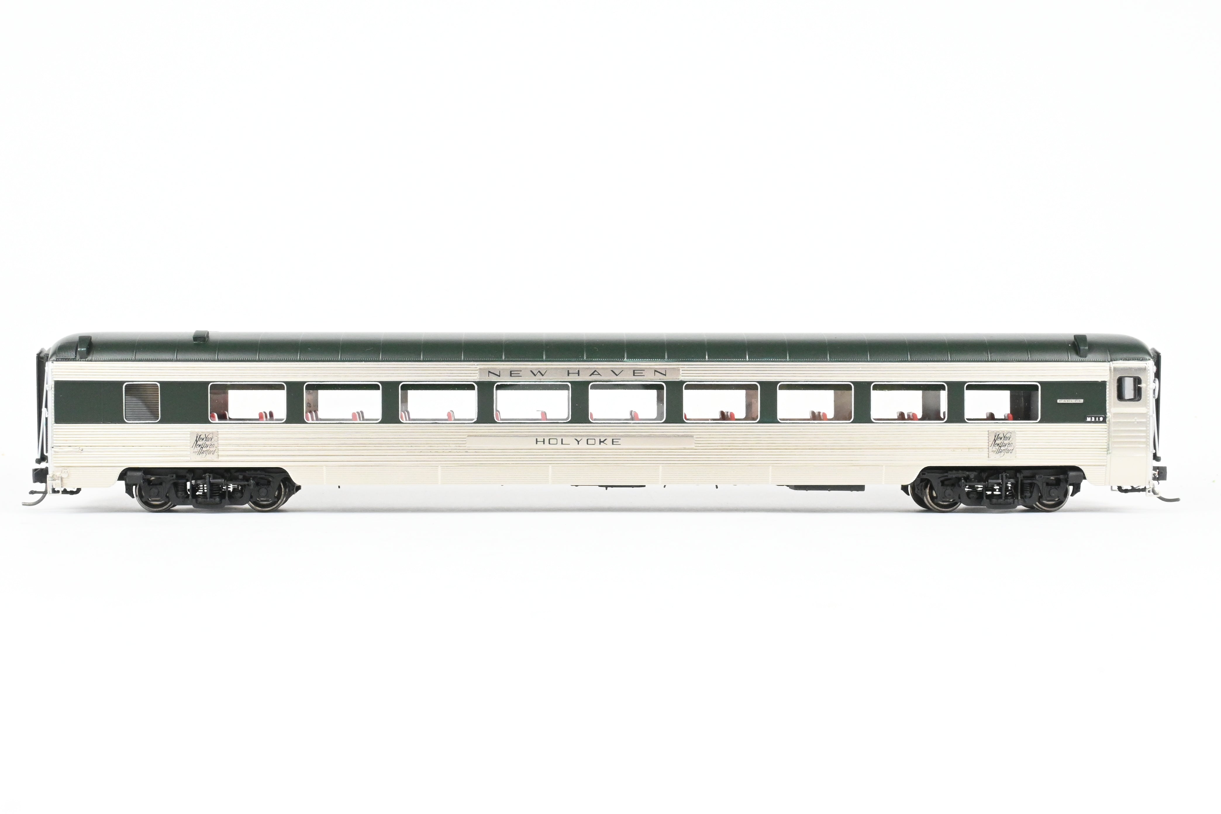 HO Scale Brass Model Railway Classics New Haven City Series Parlor Car - FP Holyoke No. 319, 1948 Era Merchants Limited Edition