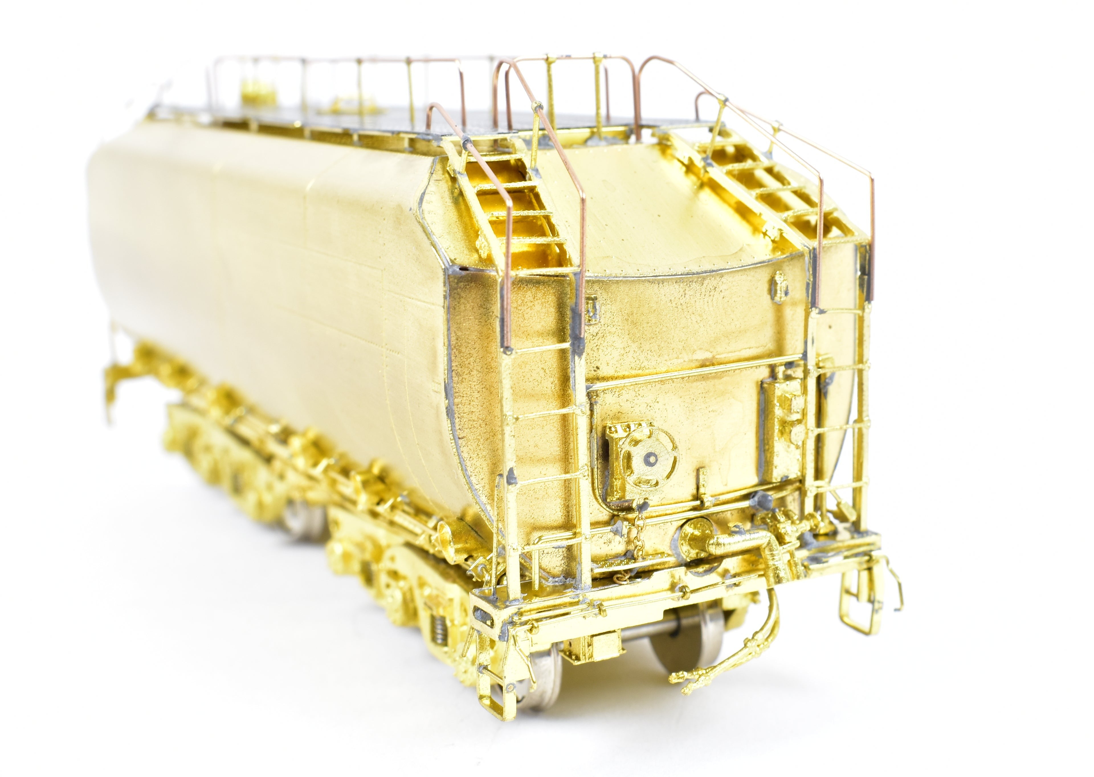 HO Scale Brass Model Train Set - Overland Models, Inc. Union Pacific GE 8500 HP Gas Turbine Big Blow 3-Unit Unpainted Set with Raised Farr Inlet Silencer and Riveted Tender