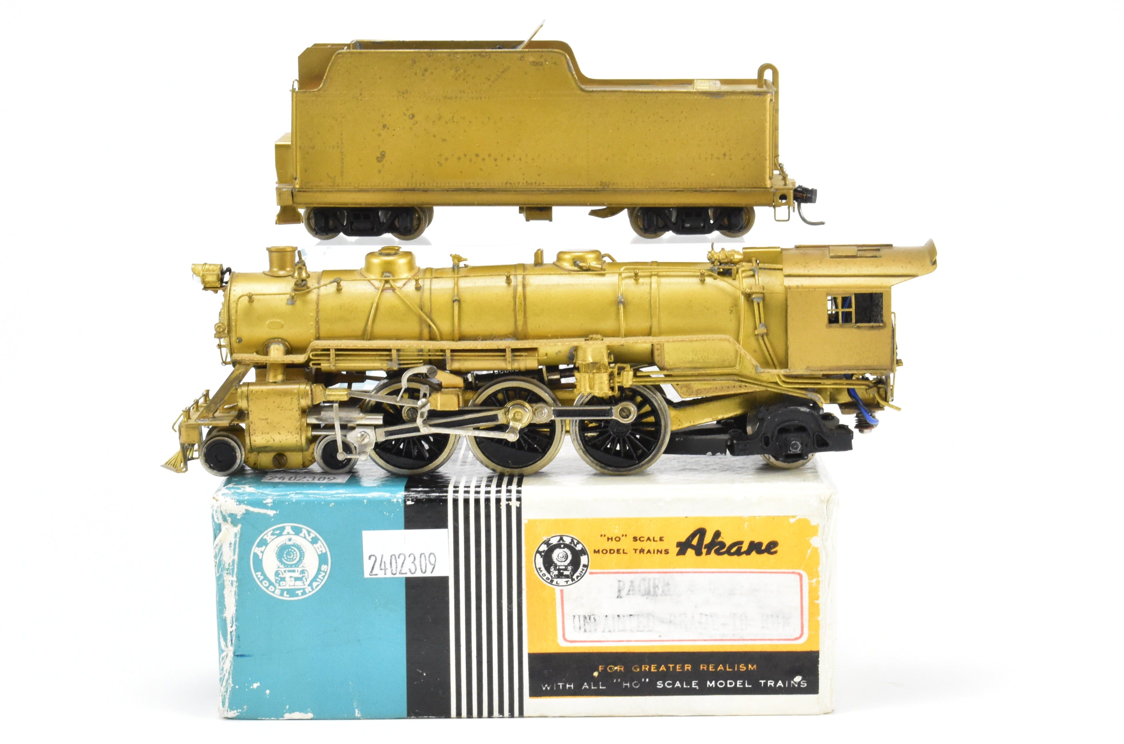HO Scale Brass Baltimore & Ohio President Class 4-6-2 Pacific Model Train by Akane