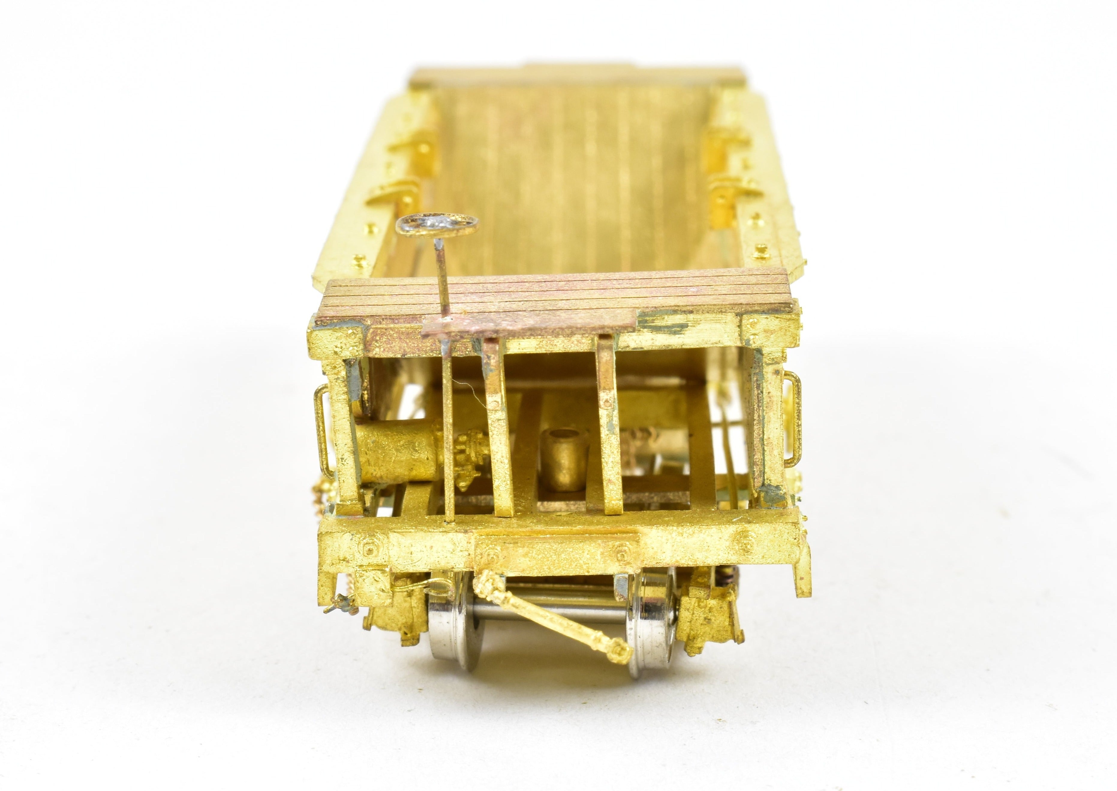 HOn3 Brass OMI Rock Car with Sprung Trucks from Overland Models in Great Condition