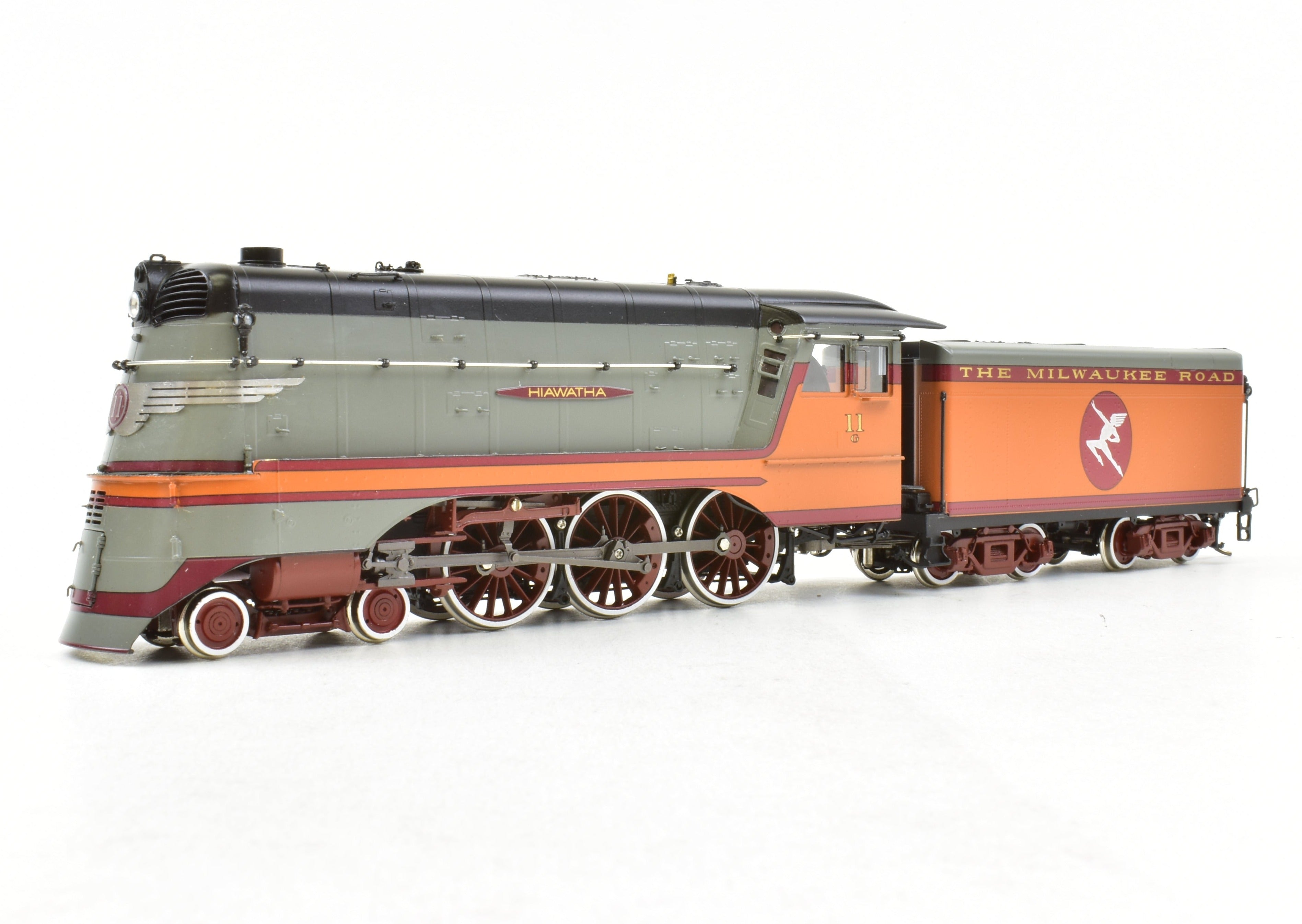 HO Scale Brass Precision Scale Co. Milwaukee Road 4-6-0 G-6PS Cut Skirt FP #11 Model