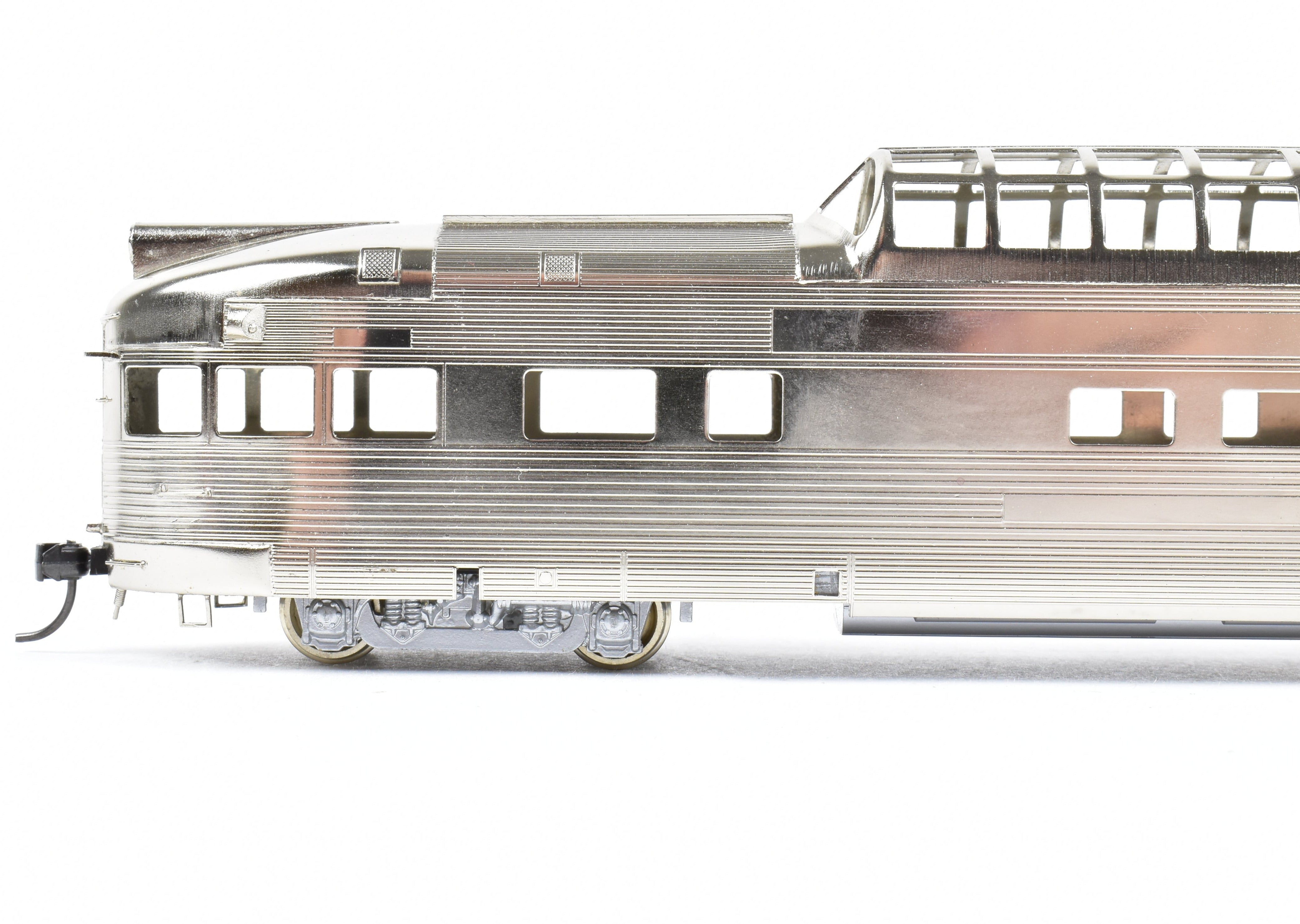 HO Scale Brass Model of Oriental Limited CB&Q/DRGW/WP California Zephyr Dome Sleeper Observation Car