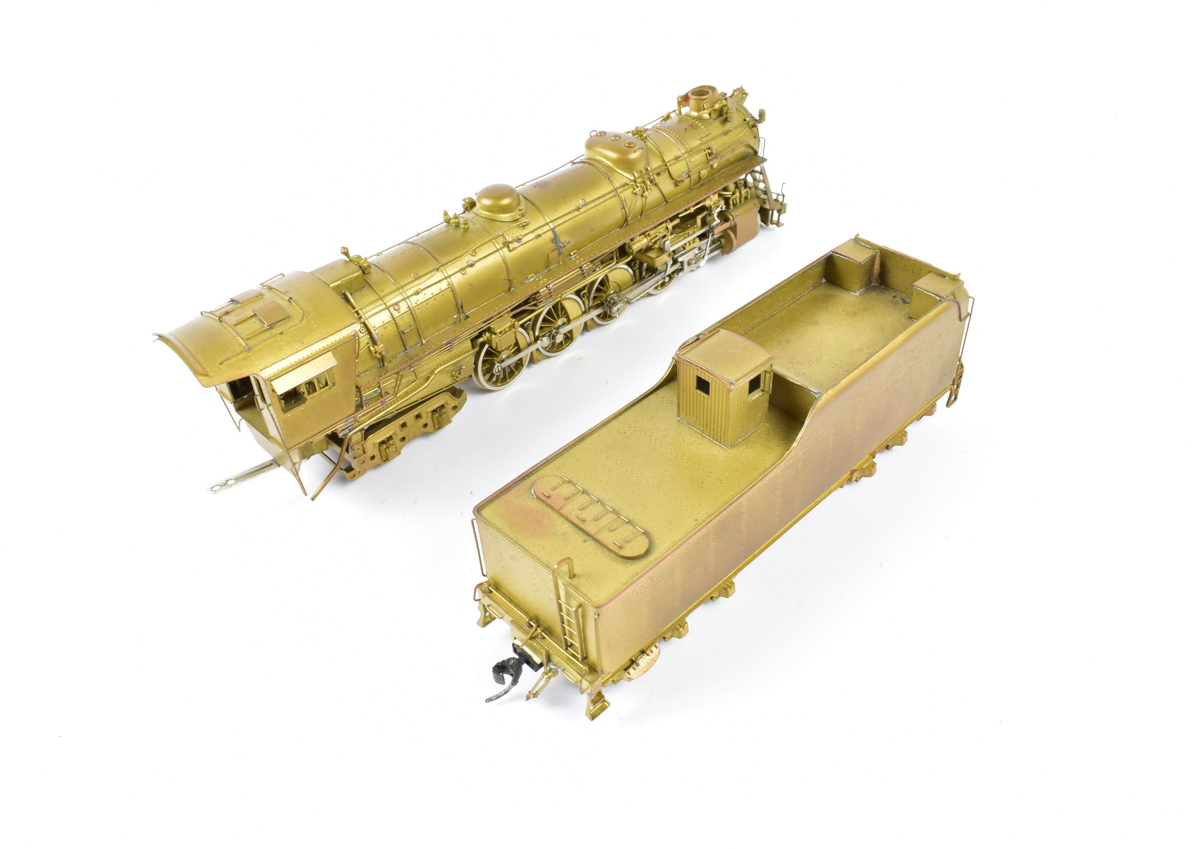 High - Quality HO Scale Brass Key Imports Model of Denver & Rio Grande Western M - 64 4 - 8 - 4 Northern Steam Locomotive