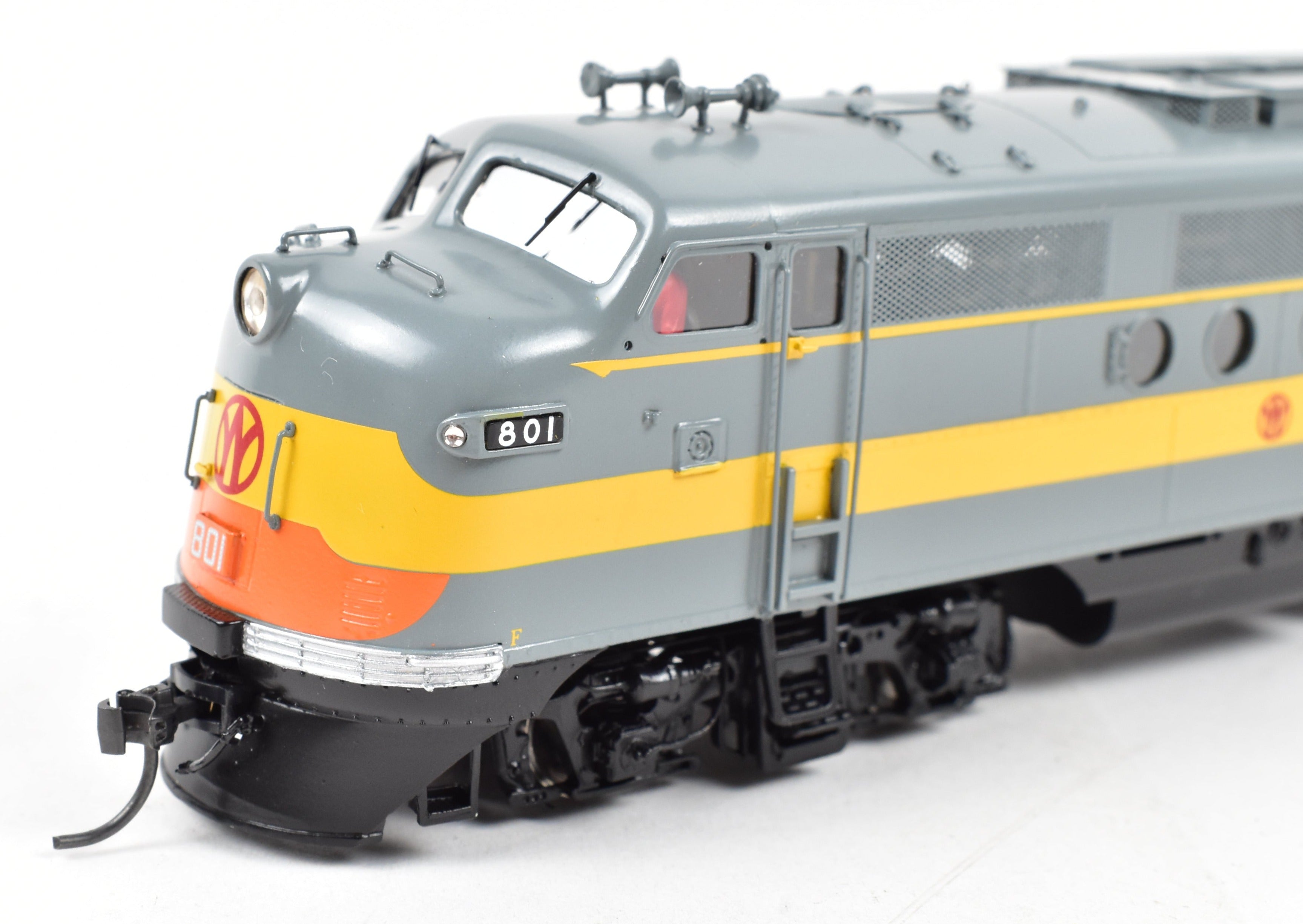 HO Scale Brass Model Train - Division Point NYO&W (New York, Ontario & Western) EMC FTA/B Set, Factory Painted, No. 801, Limited Edition