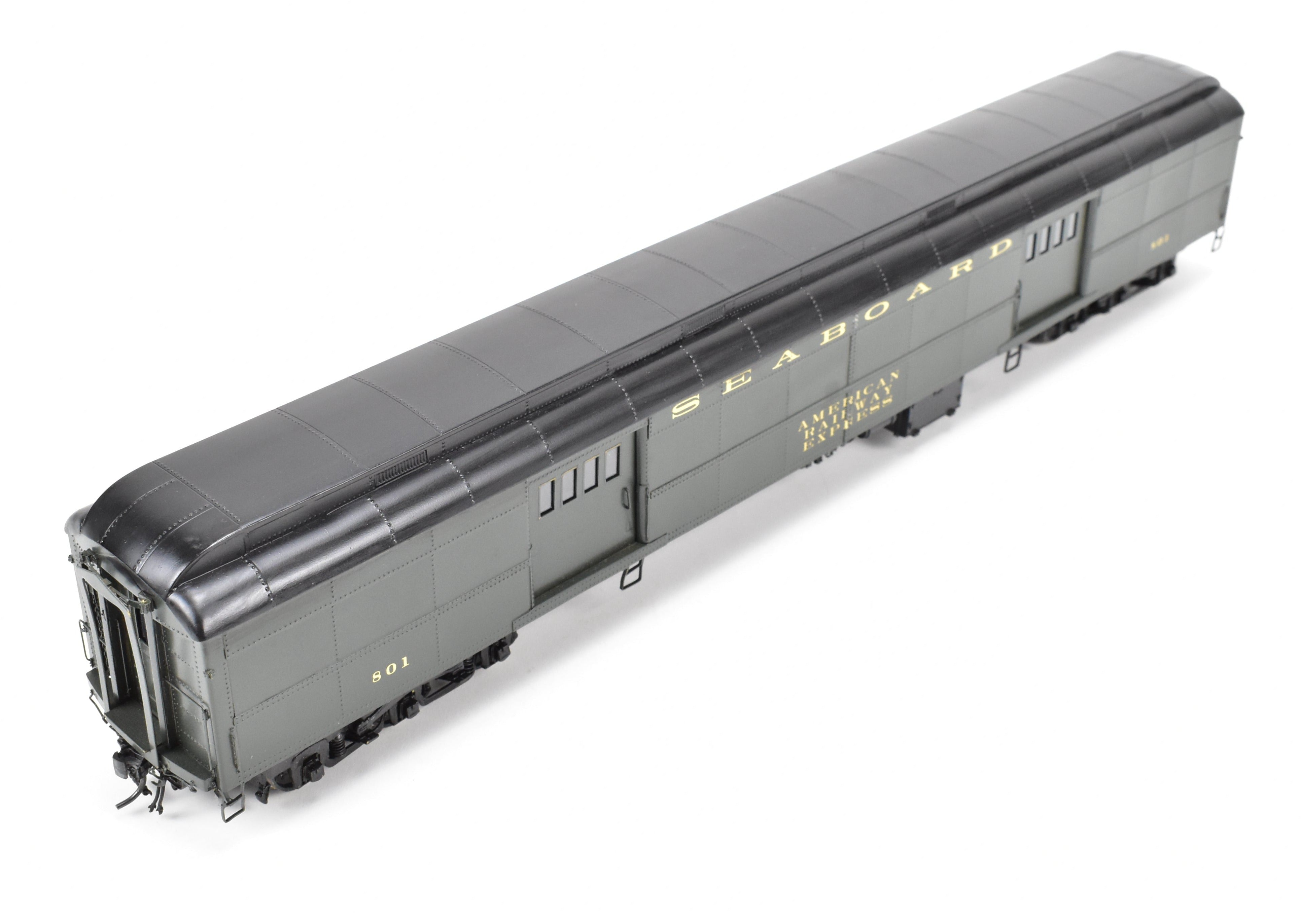 O Scale Brass Model PSC - Precision Scale Co. SAL - Seaboard Air Line Pullman Standard Heavyweight Baggage Car with 74'-6 Double-Doors and Custom Painting