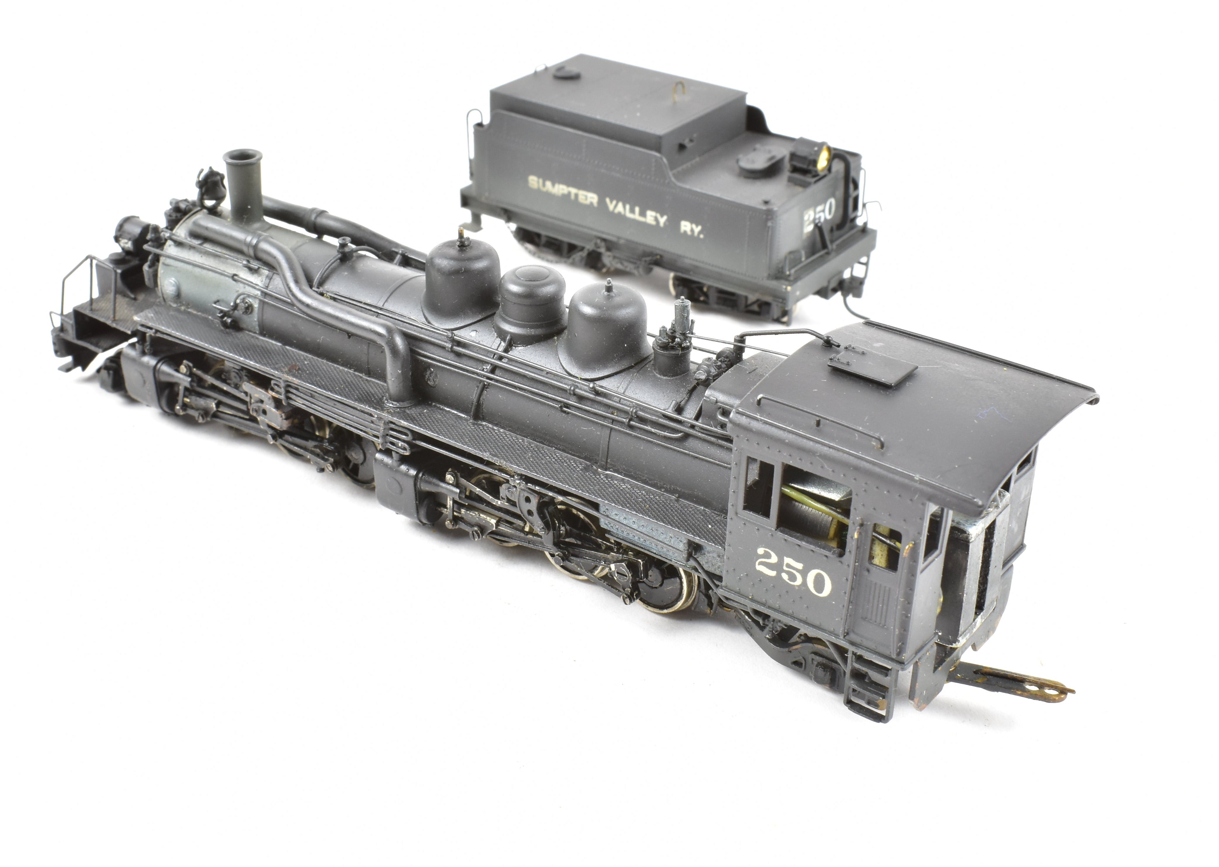 HOn3 Scale Brass Pacific Fast Mail (PFM) - United Sumpter Valley No 250 2-6-6-2 Mallet Steam Locomotive Model with Custom Painting