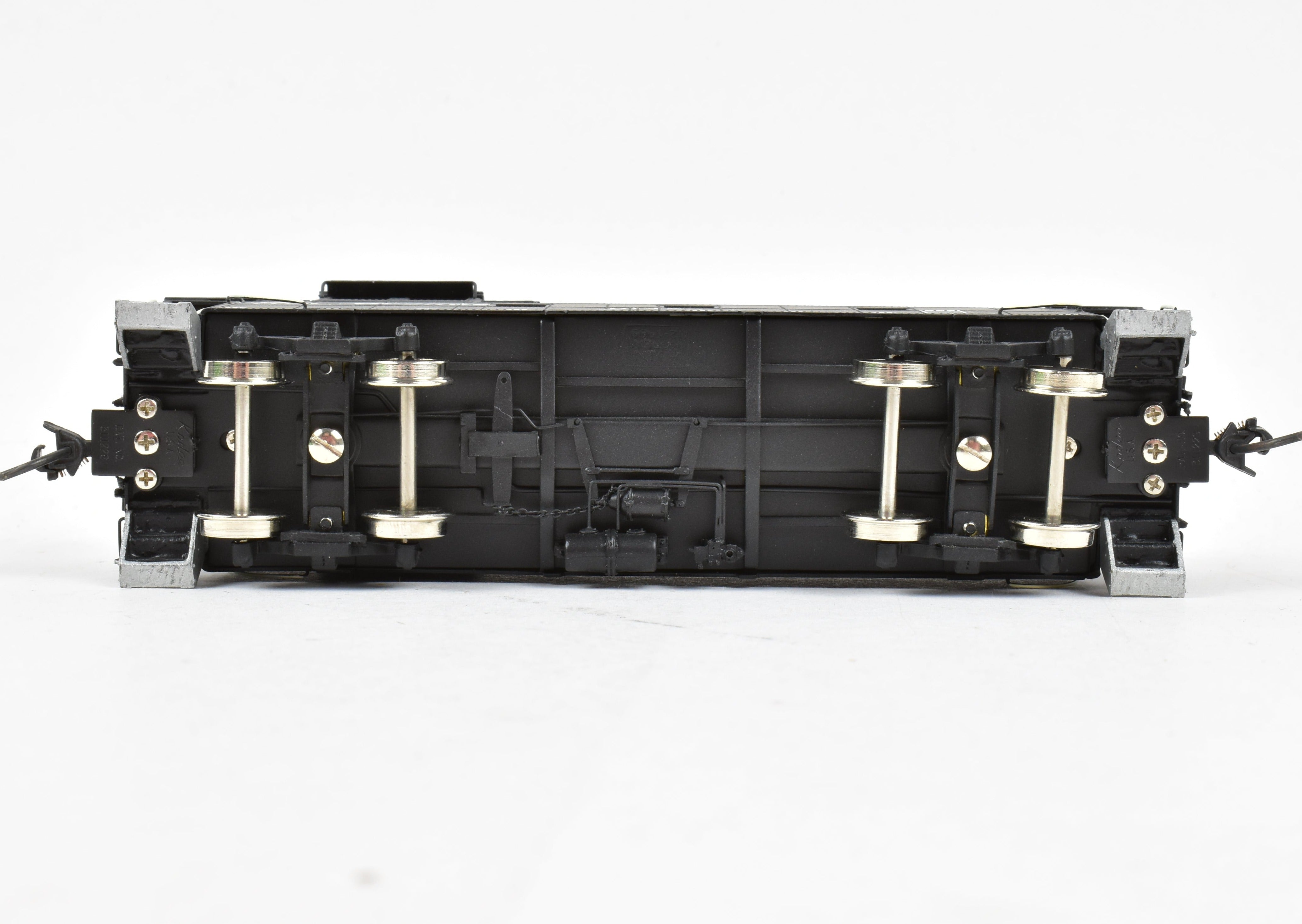 HO Scale Brass Model Train Caboose - Overland Models, Inc. Denver & Rio Grande Western Steel Caboose FP No. 01450