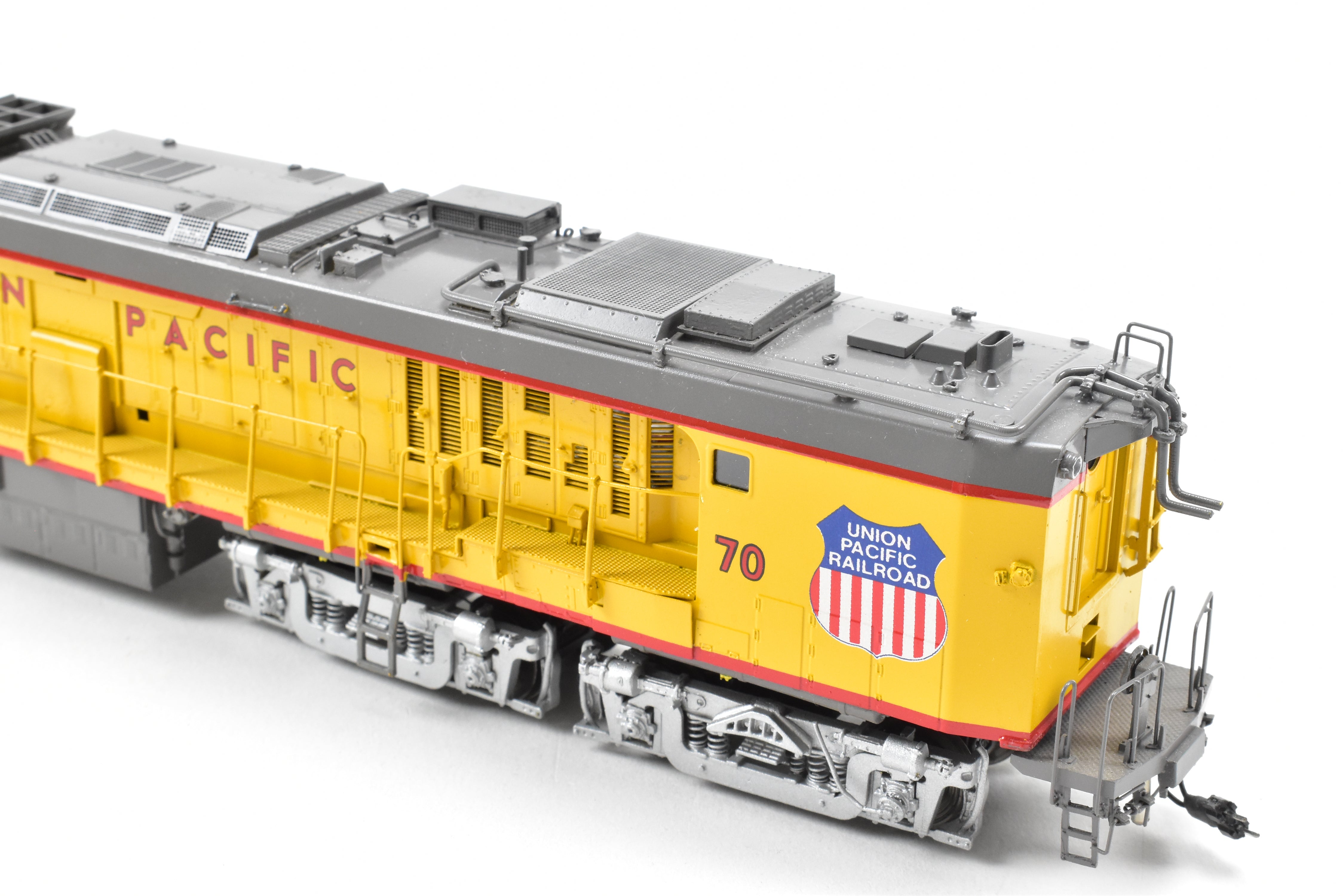 HO Brass OMI UP Union Pacific Veranda Turbine Round Tender #73 Custom Painted