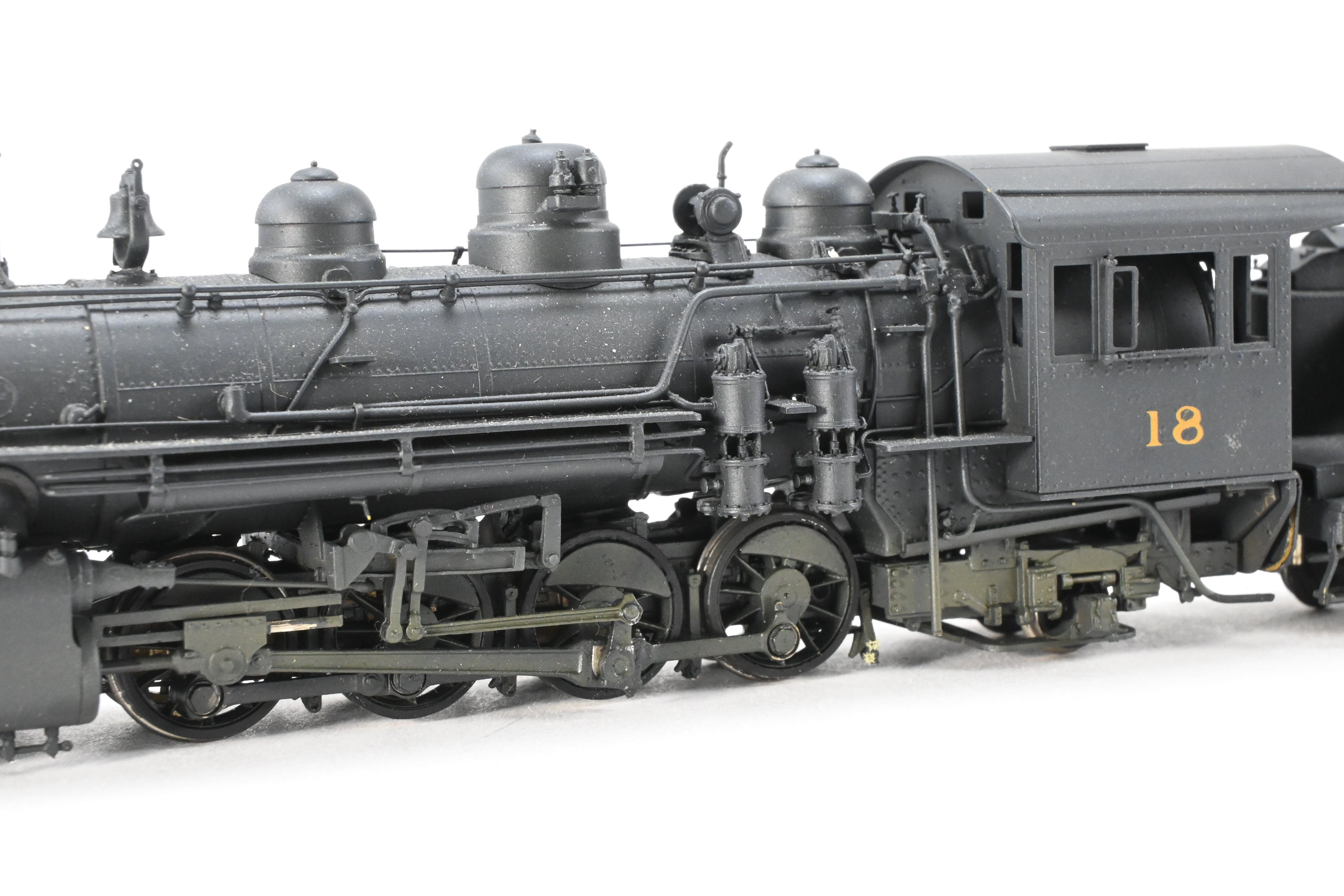 HOn3 Scale Brass Hallmark Models Custom - Painted EBT (East Broad Top) 2 - 8 - 2 Mikado Locomotive Model No. 18