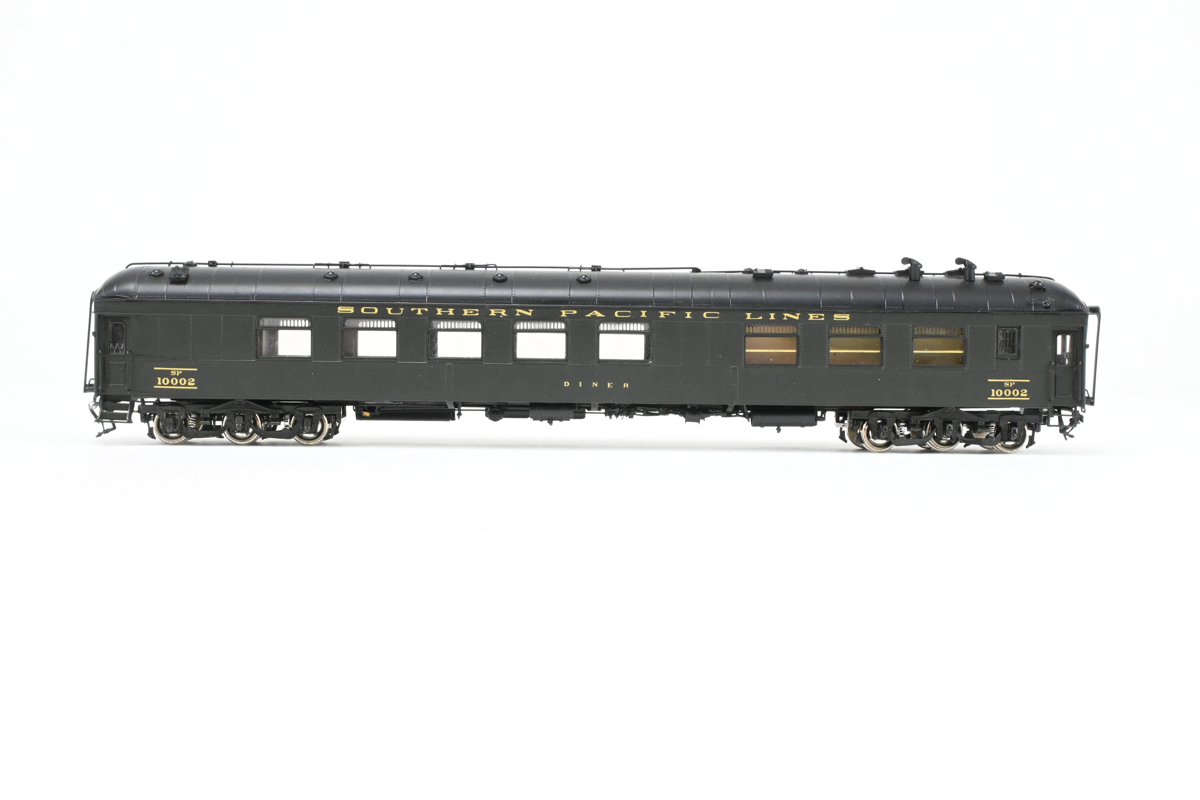 HO Scale Brass Precision Model Train Diner - Precision Scale Co. SP - Southern Pacific Harriman Common Standard 72 - D - 3 Diner FP #10002