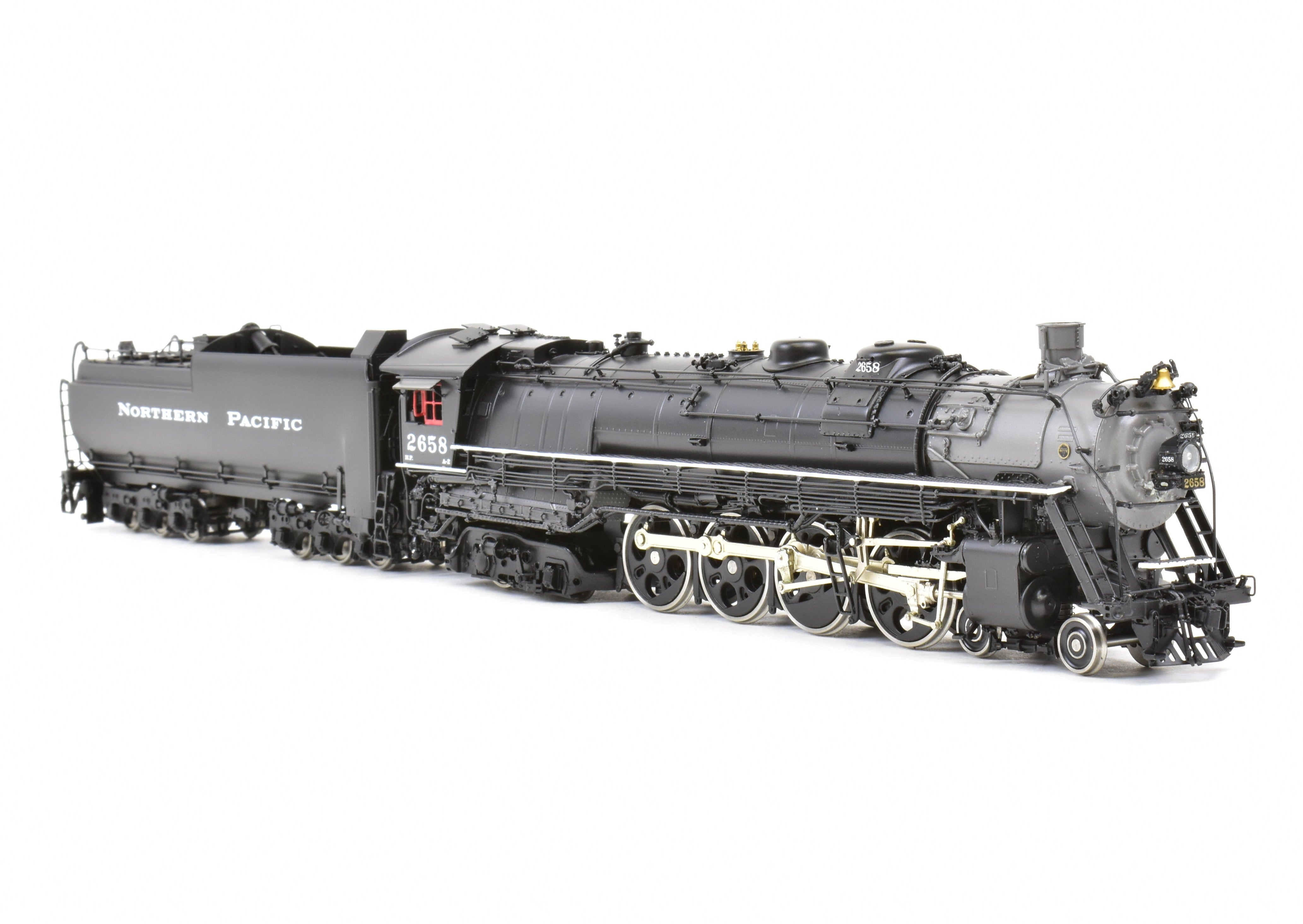 HO Scale Brass W&R Enterprises NP Northern Pacific A-2 4-8-4 Locomotive #2658