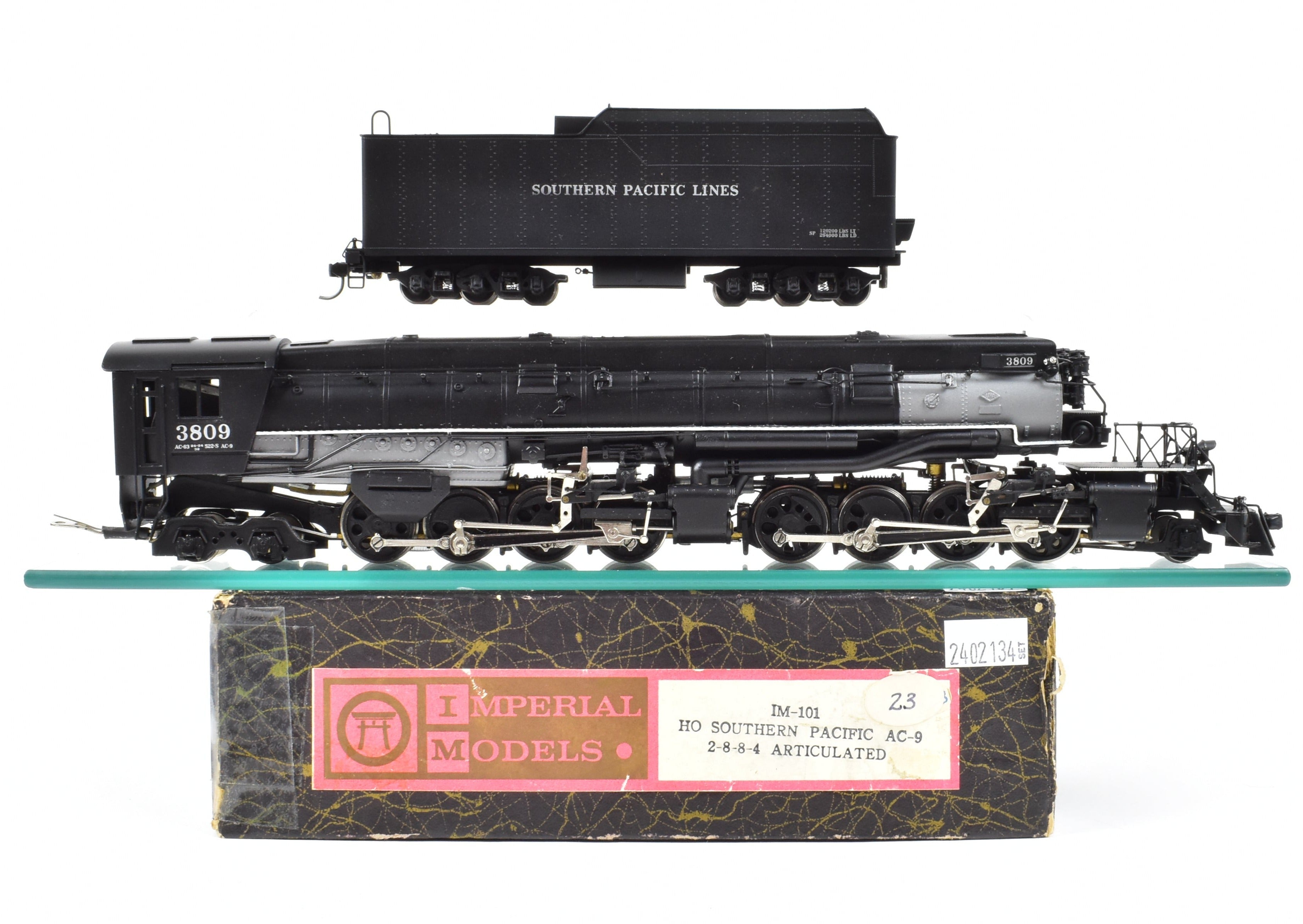 Custom Painted HO Brass Gem Models Southern Pacific AC - 9 2 - 8 - 8 - 4 Coal Version