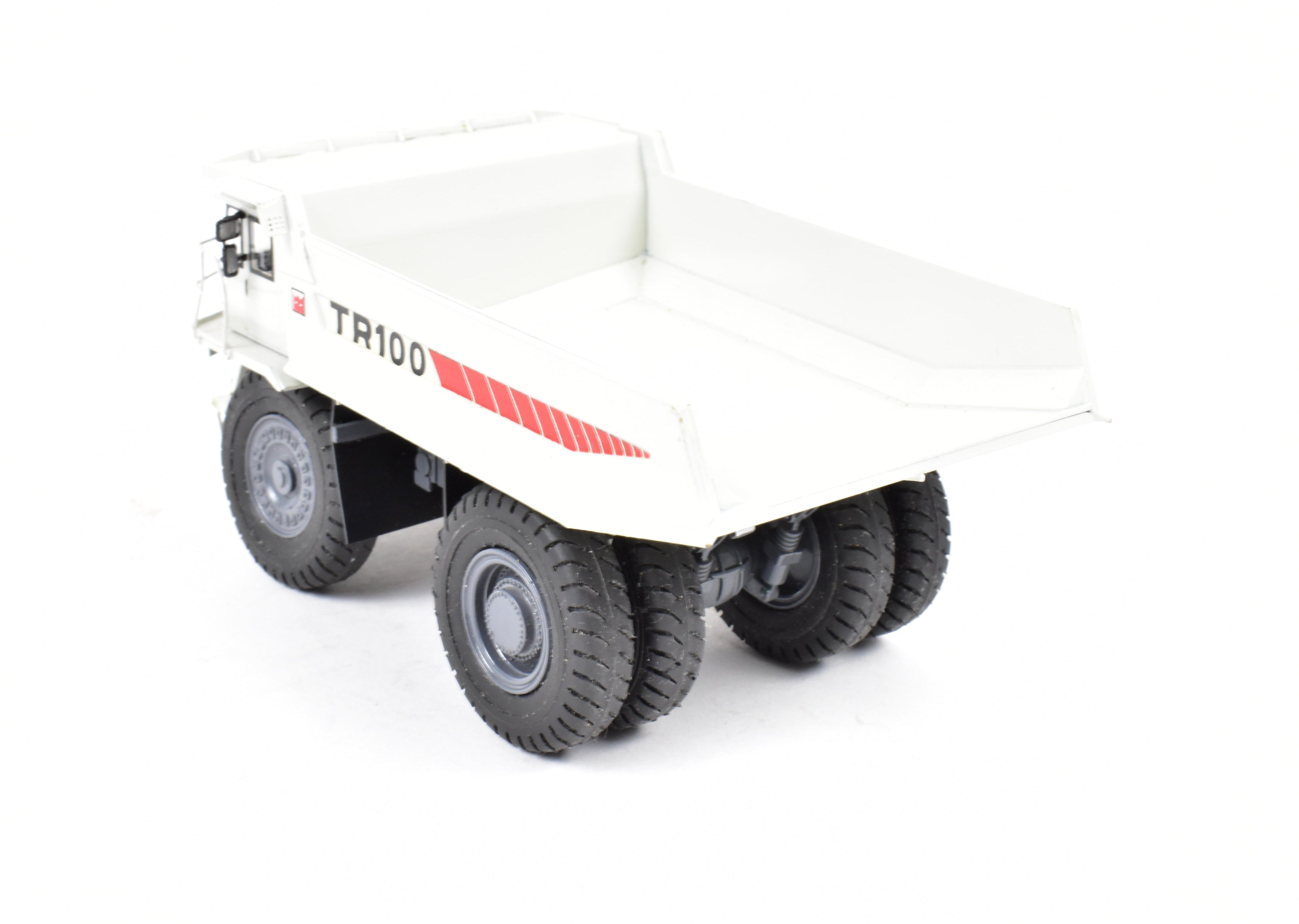 HO Scale Brass Terex Mining TR-100 Mine Truck No. 873.2R in White Livery