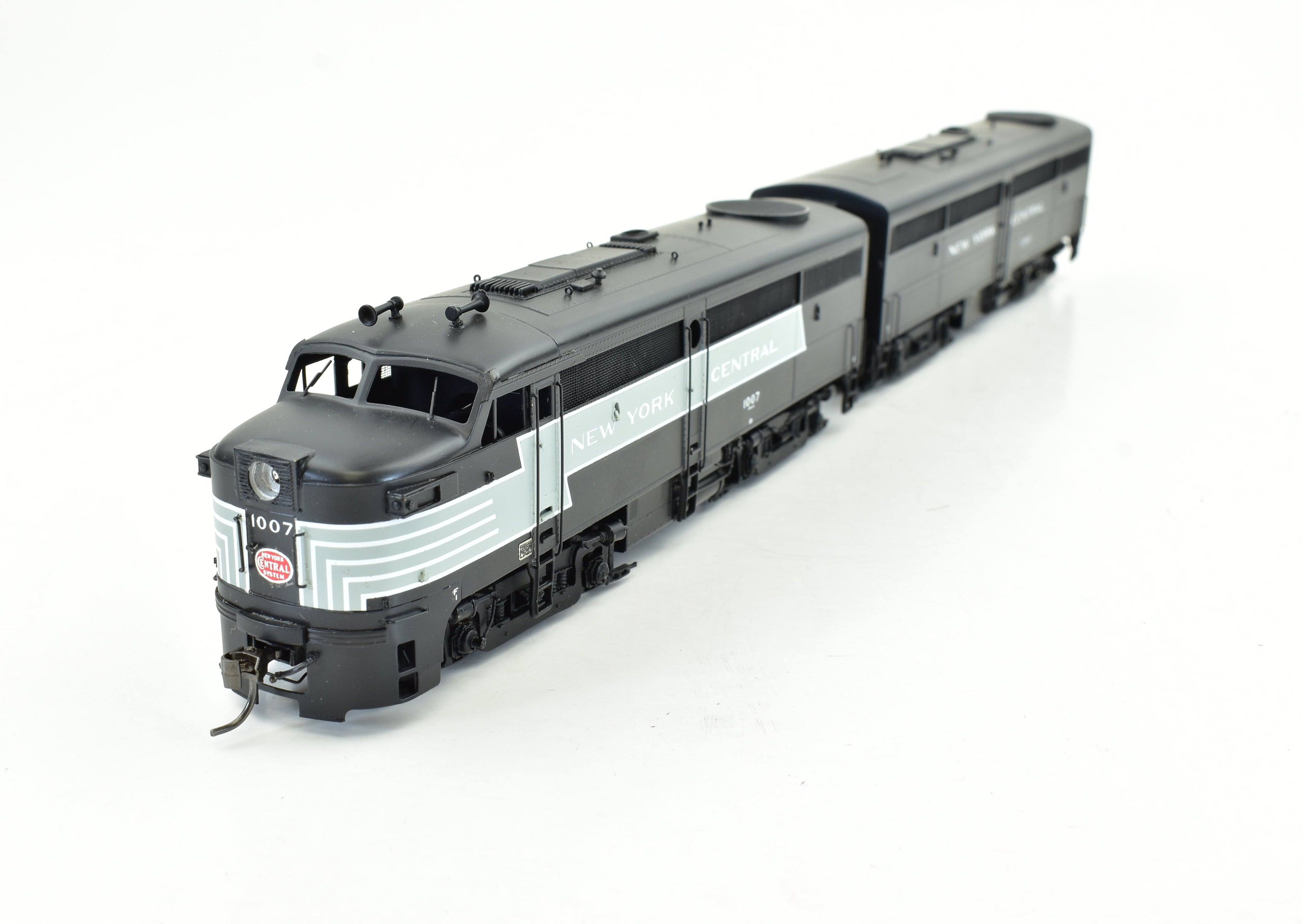 HO Scale Brass Key Imports New York Central ALCO FA - 1/FB - 1 Set Phase I Custom Series #72 Freight Version with Factory - Painted Finish from NYC