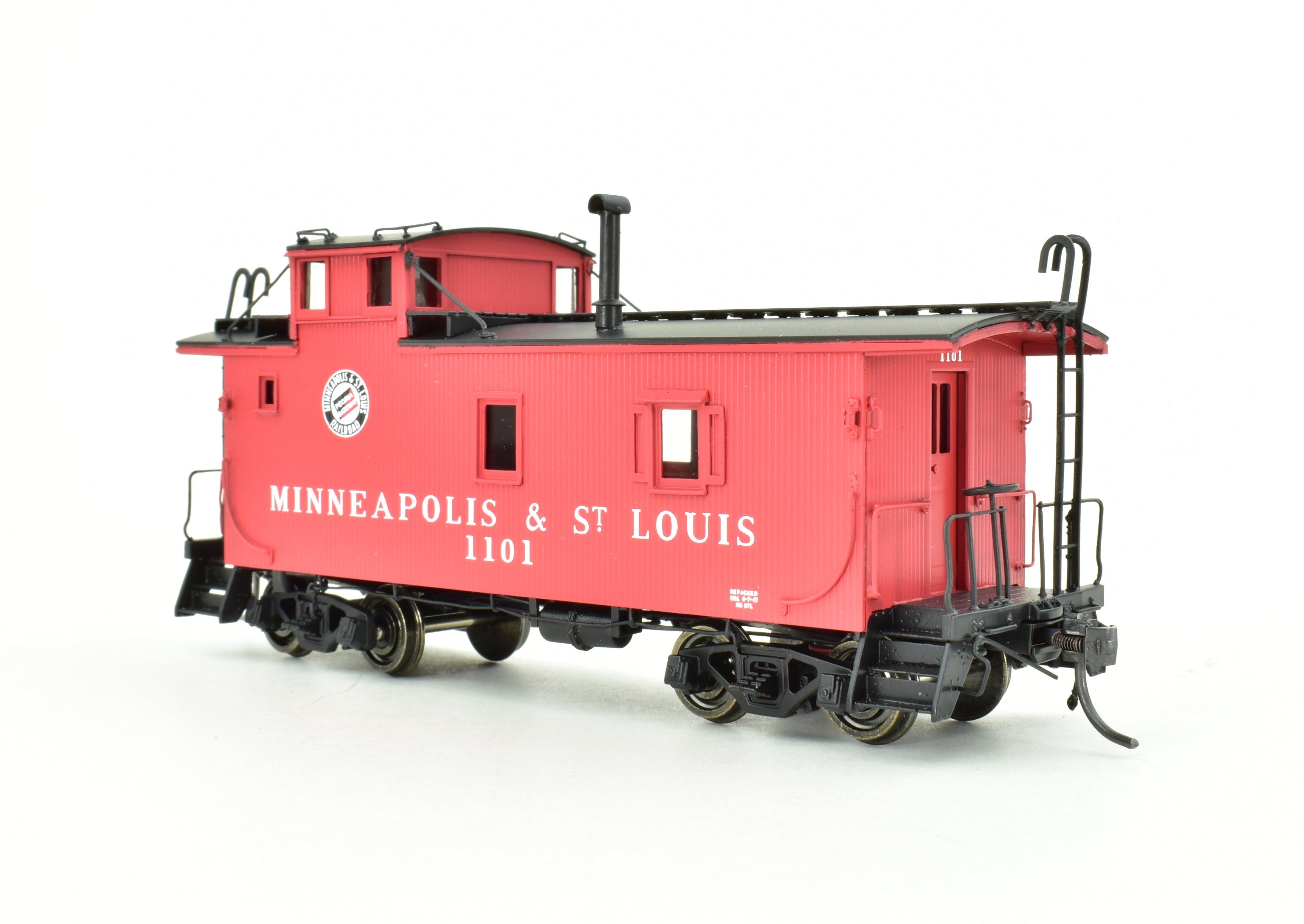 HO Scale Brass Minneapolis & St Louis Wood Cupola Caboose FP Model DVP