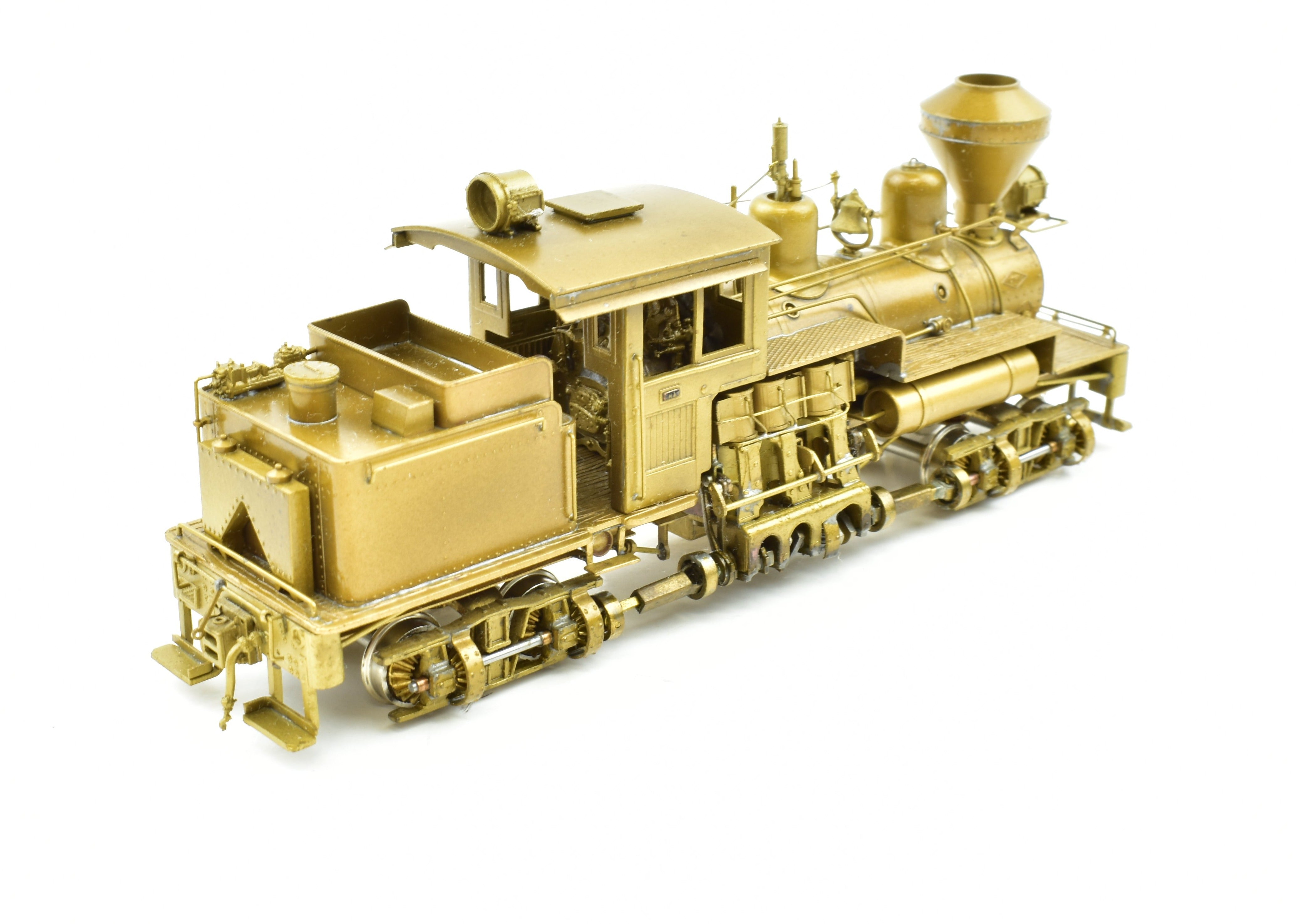 HO Scale Brass PFM - United Hillcrest - Osbourne Railroad 2 - Truck 25 - Ton Shay Geared Logging Locomotive Model
