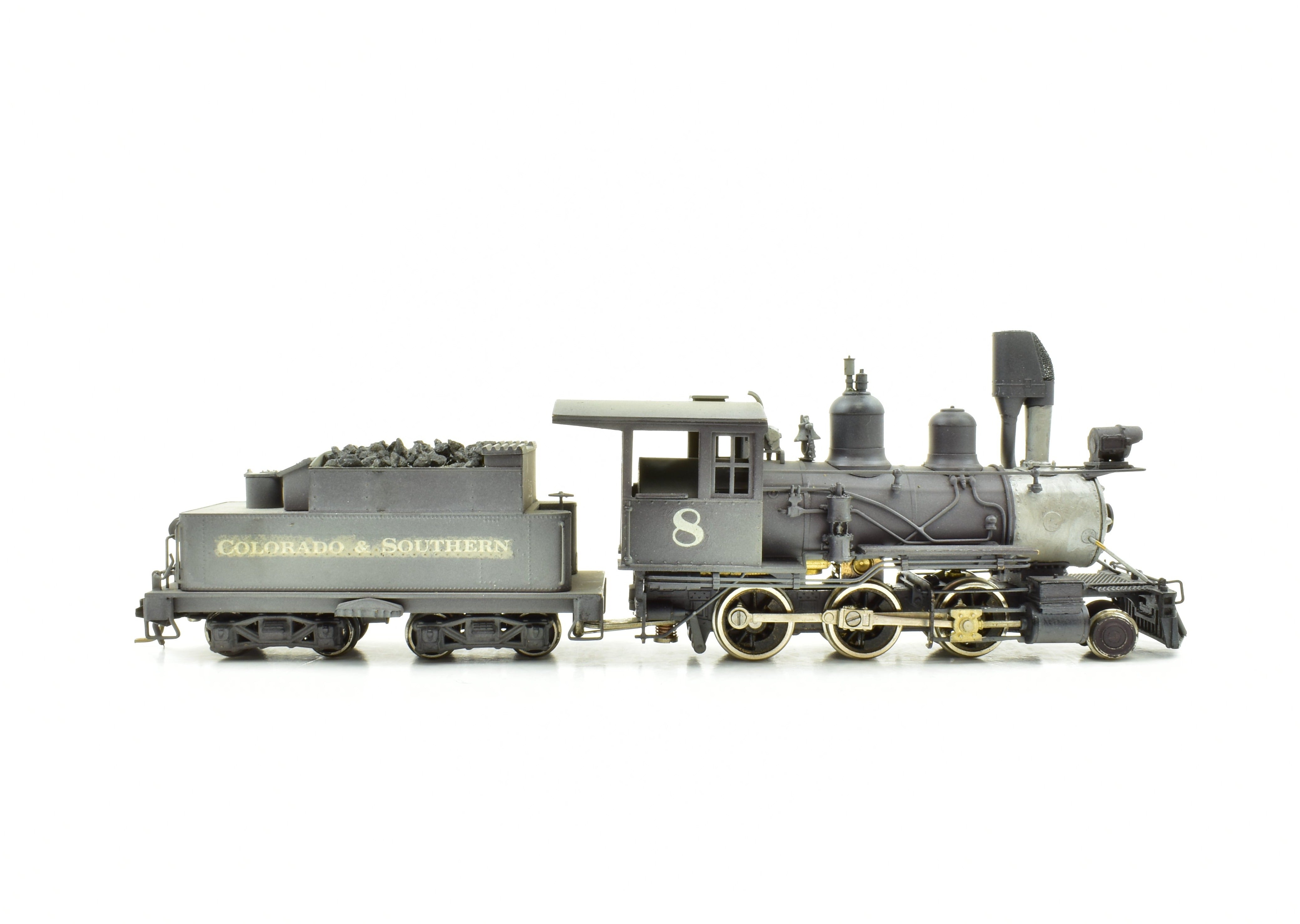 HOn3 Brass Lambert C&S - Colorado & Southern 2-6-0 #8, 1975 Japan Import