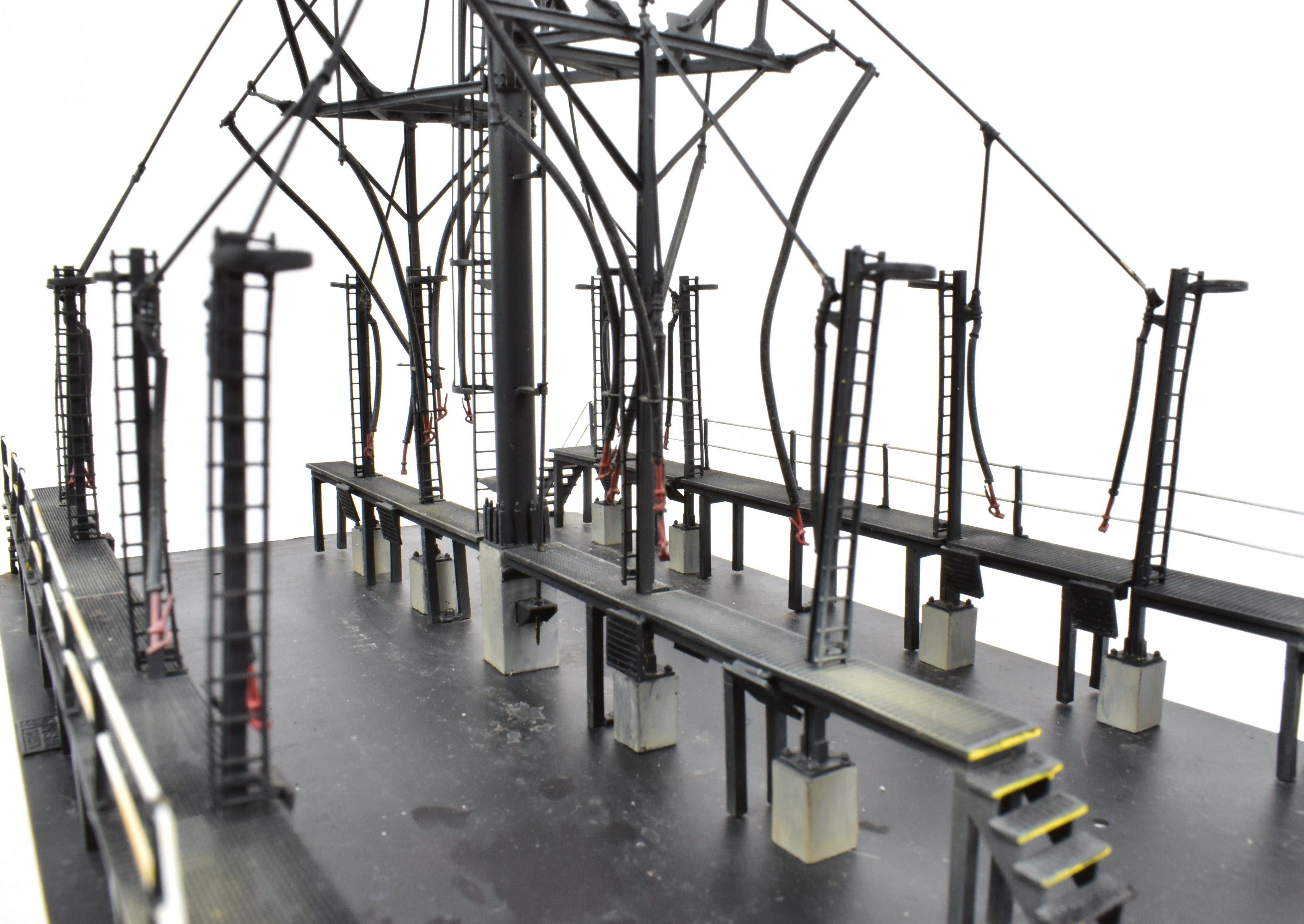 HO Scale Brass Sand Tower Model by Overland Models, Inc - Double 10 - Ton Sand Tower with Platforms for Southern Pacific and Various Railroads