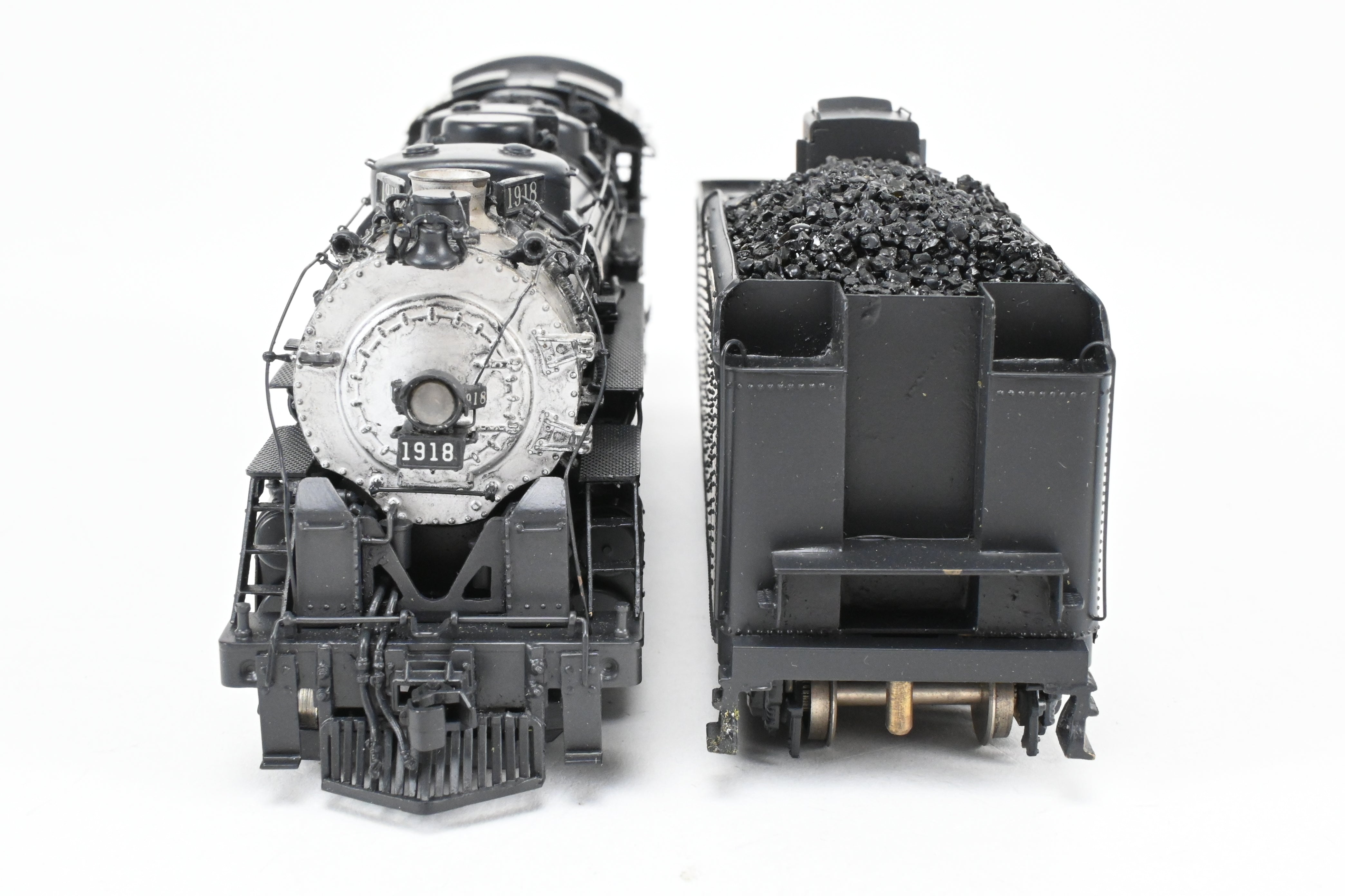 Exquisite HO Scale Brass Custom-Made Joe G. Collias Scratch Built Missouri Pacific Berkshire 2-8-4 Locomotive Model No. 1918, a One-of-a-Kind Collector's Item from 1918