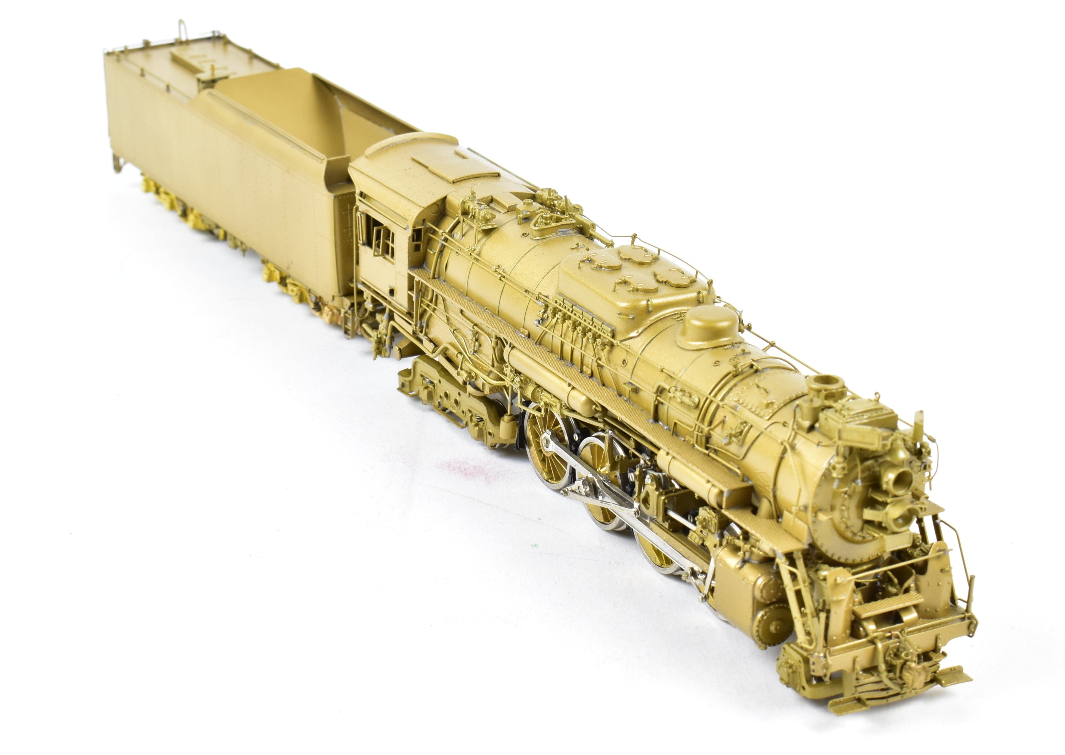 HO Scale Brass Model Train - Overland Models, Inc. NKP - Nickel Plate Road S-2 2-8-4 Berkshire Steam Locomotive Replica