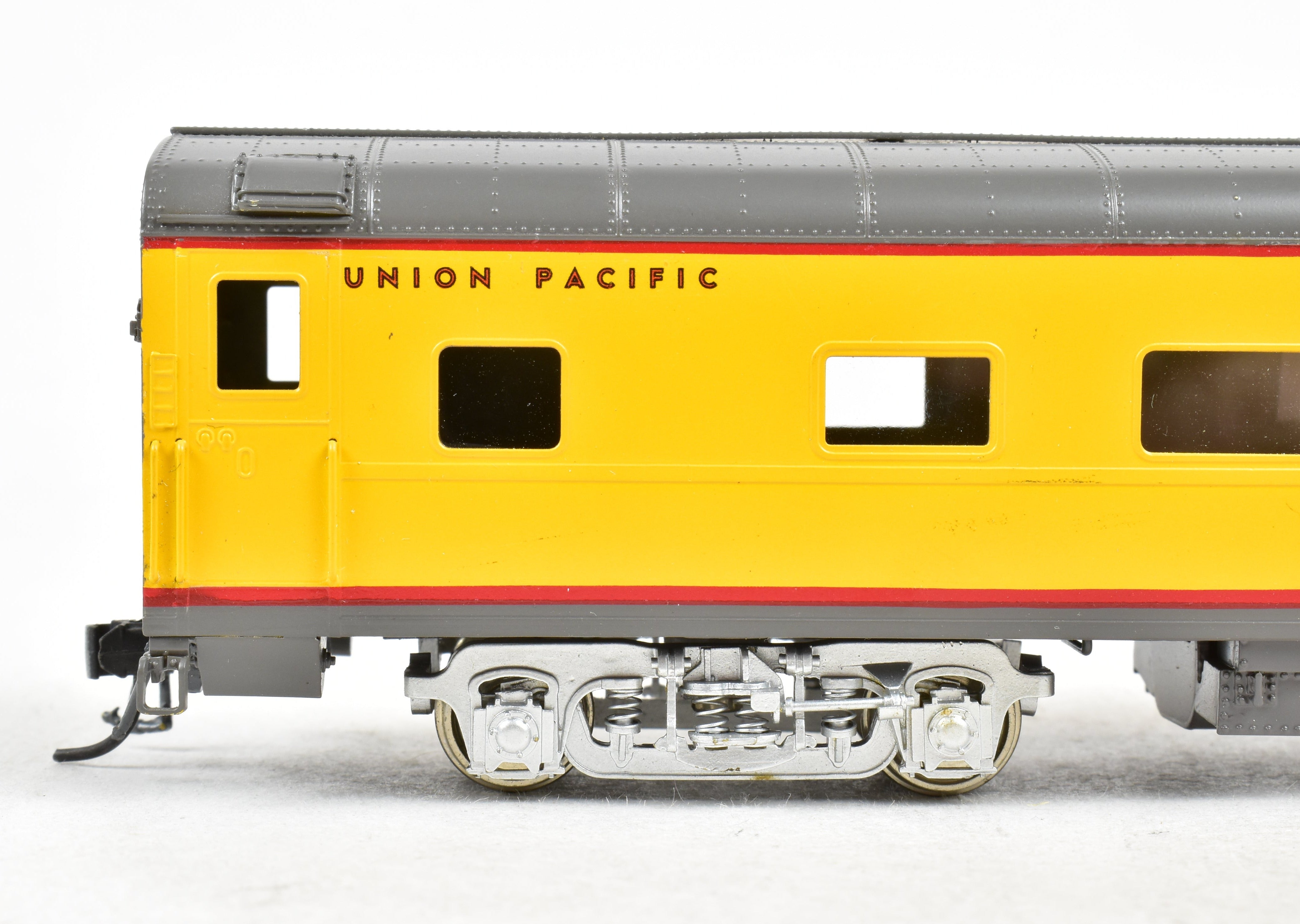 High - Quality HO Scale Brass Union Pacific Star Vale 11 - Bedroom Star Series Sleeper Model by Wasatch Model Co., Professionally Painted