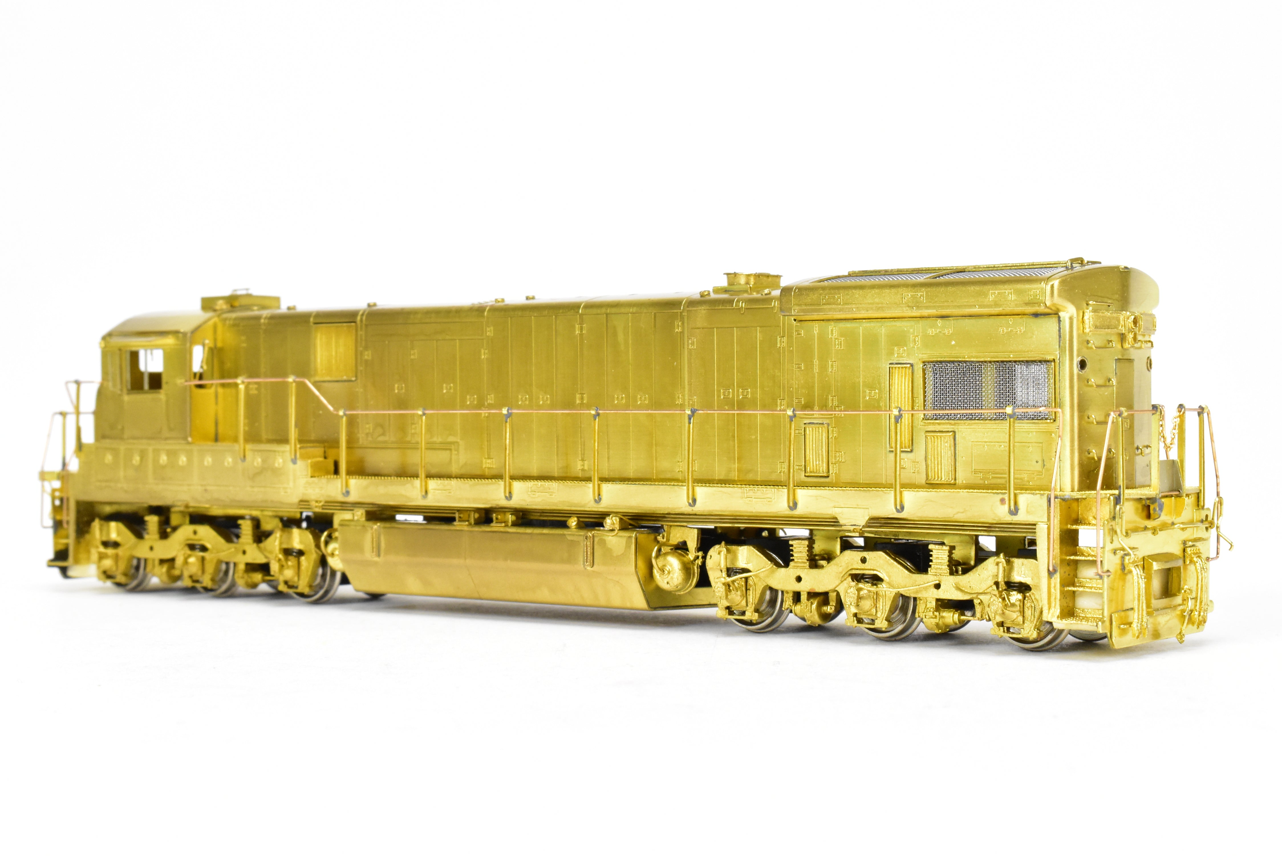 HO Brass OMI GE C30 - 7 2 - Window Locomotive with Anti - Climber (BN or ATSF)