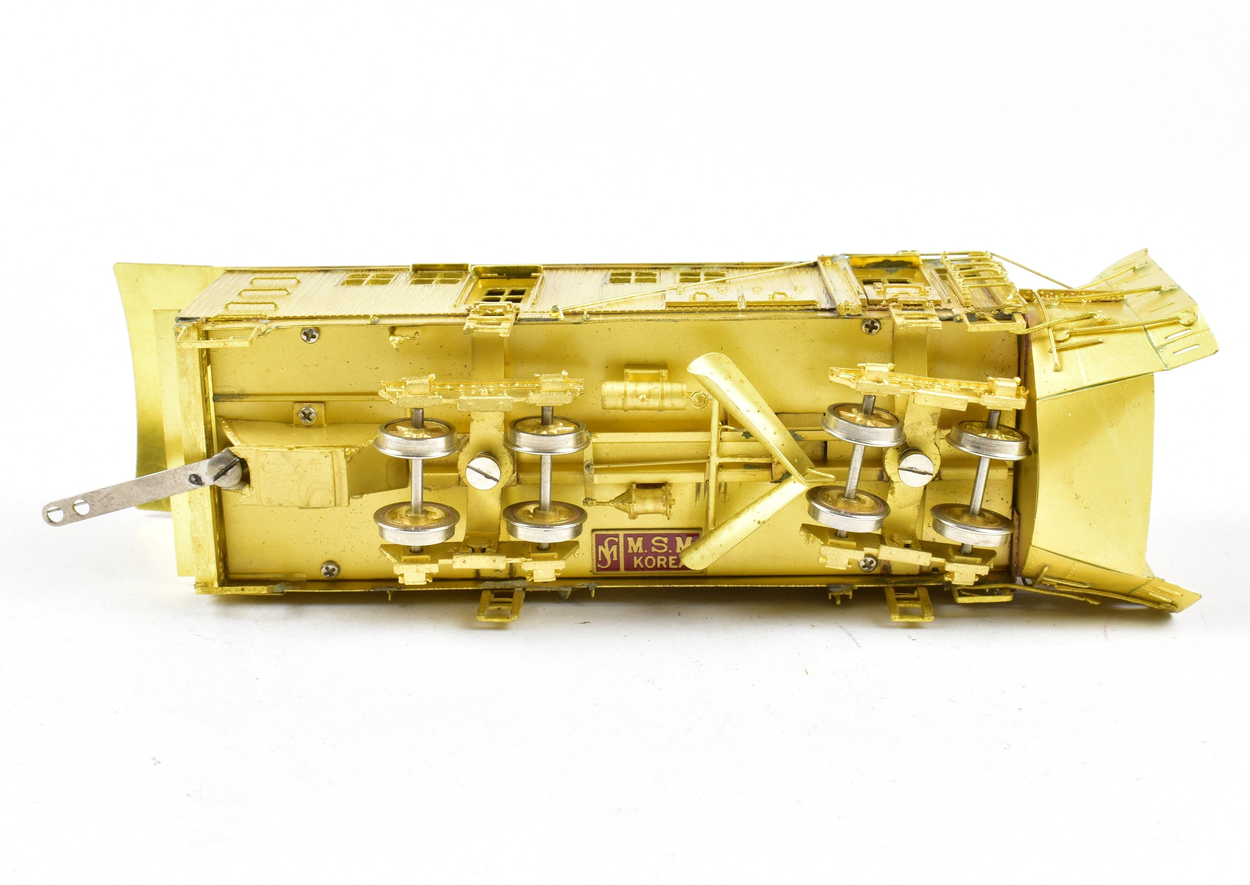 1991 HOn3 Brass D&RGW 'O-Y' Rotary Snowplow by OMI with Tender