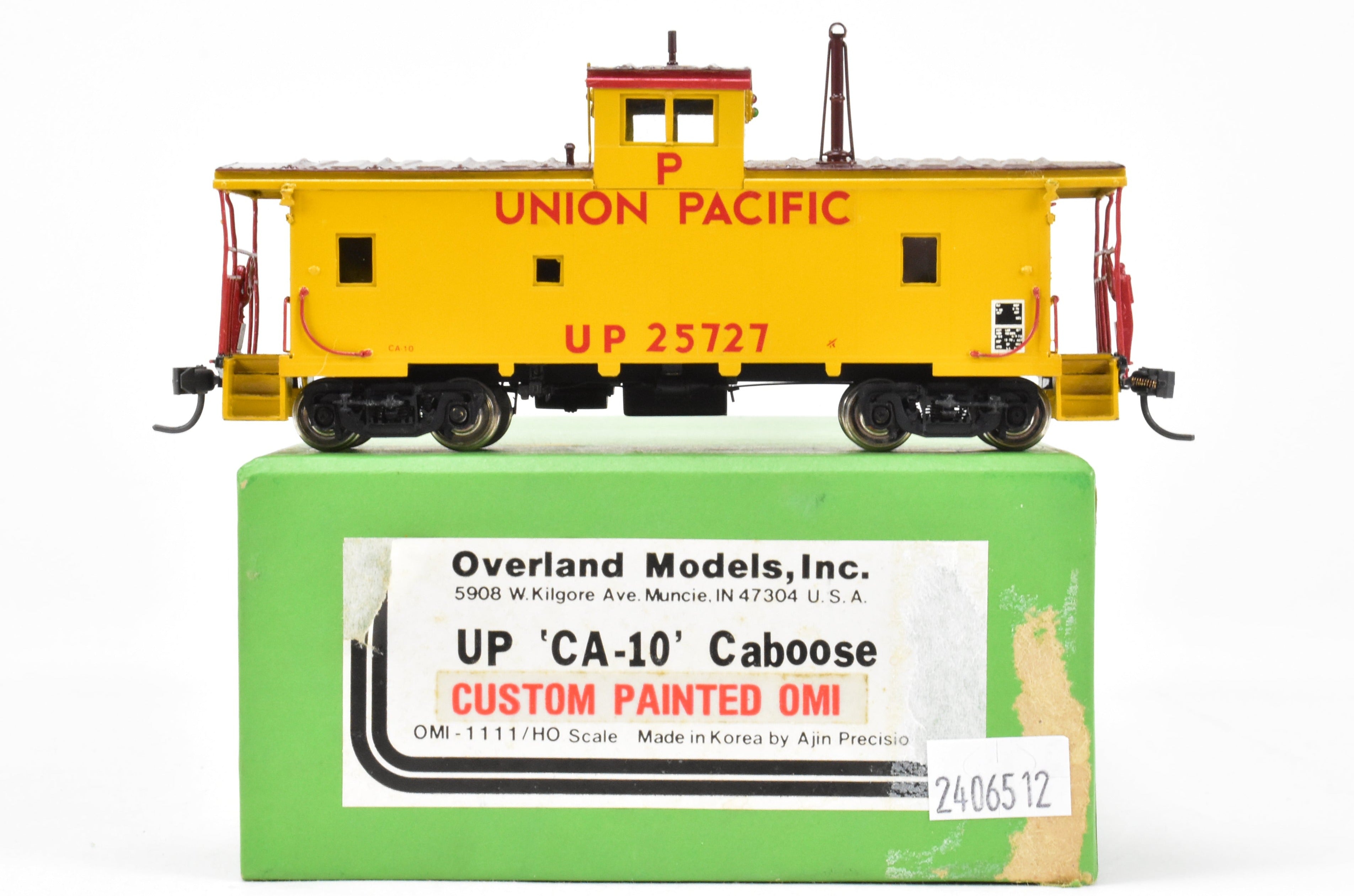 HO Scale Brass Union Pacific CA - 10 Caboose Model F/P #25727 by Overland Models, Inc. (OMI)