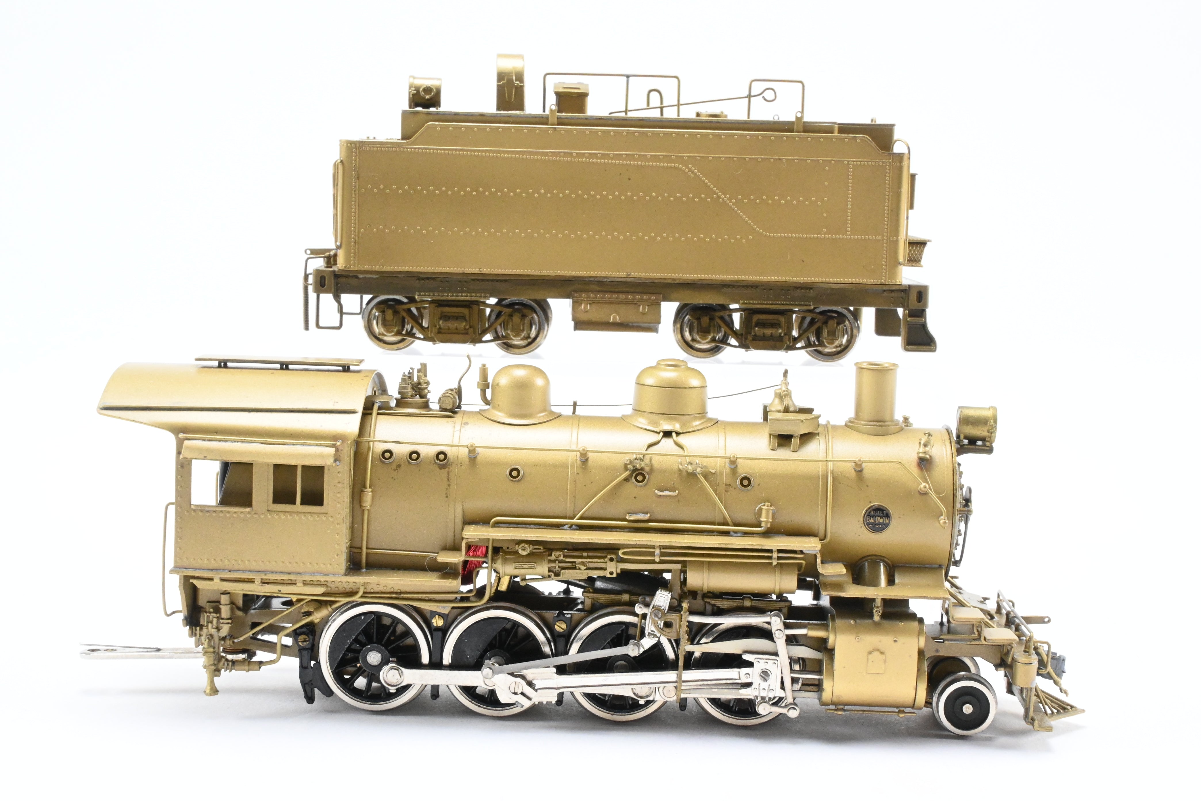 High - Quality HO Scale Brass Pacific Fast Mail Model of United ATSF - Santa Fe 2 - 8 - 0 Locomotive from the 1950 Class with 1975 Last Run