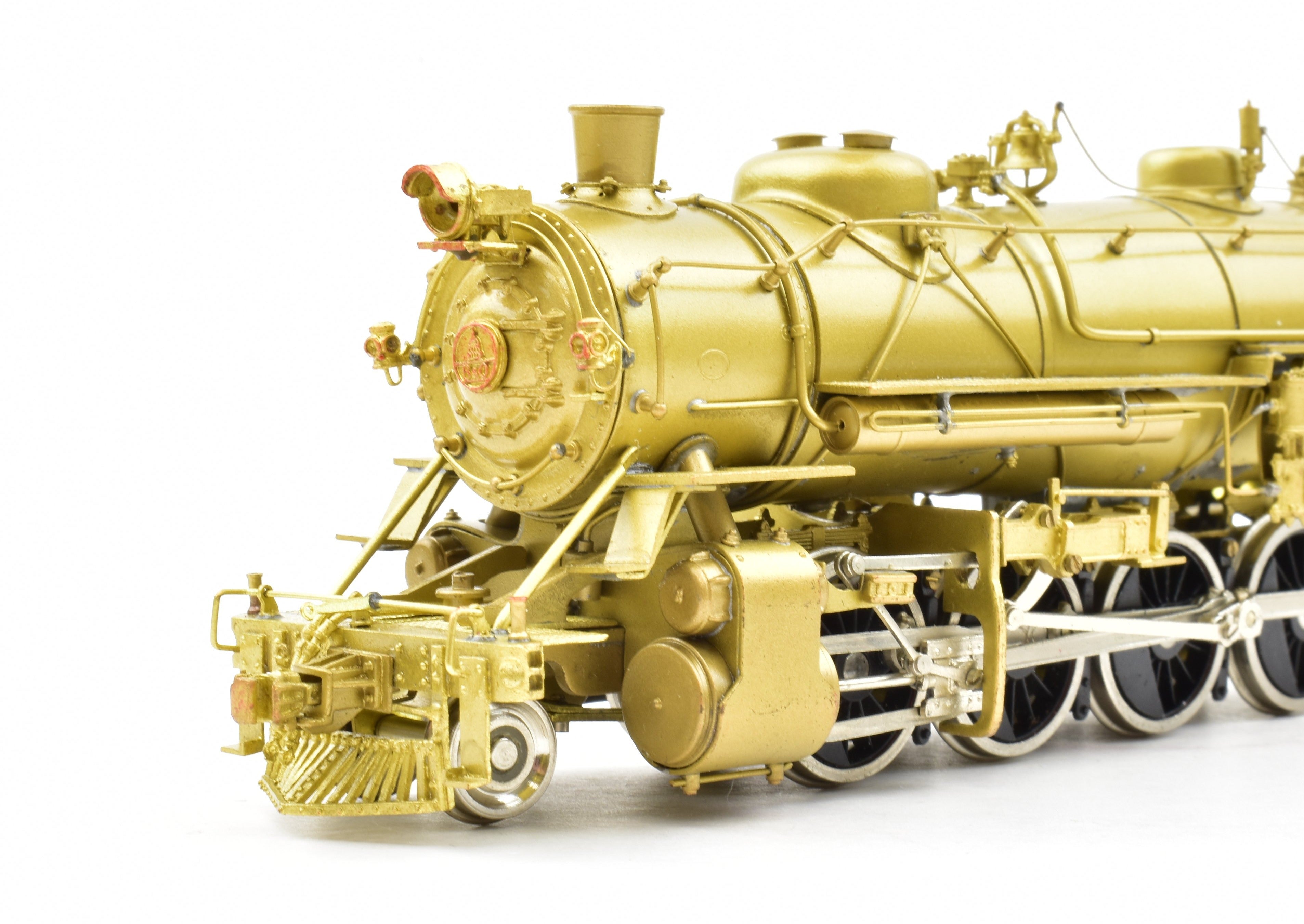HO Scale Brass Model Train - Westside Model Co. Baltimore & Ohio Q - 4b 2 - 8 - 2 Mikado Steam Locomotive With Auxiliary Tender