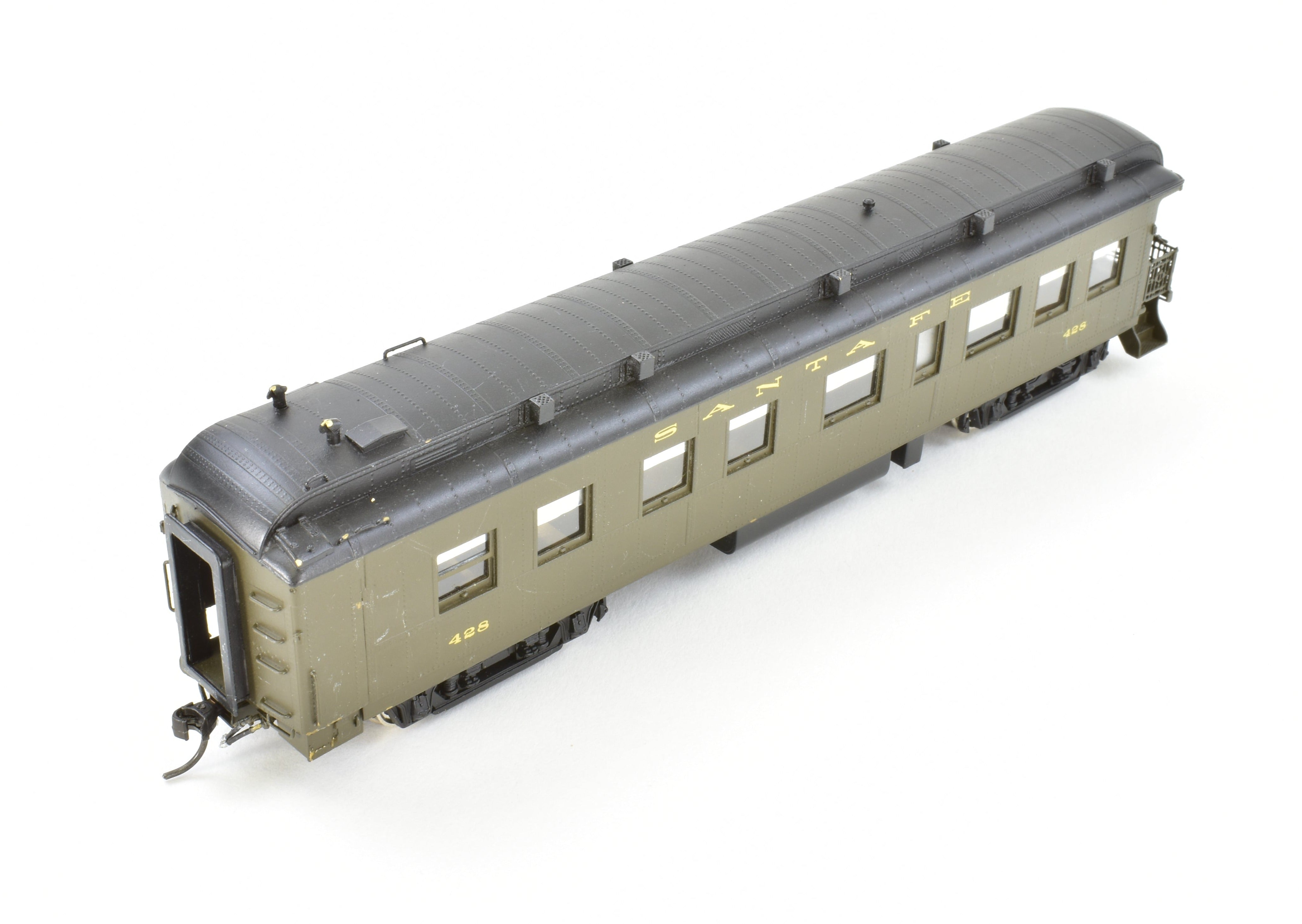 Custom Painted HO Brass Hallmark ATSF Santa Fe Superintendent's Car #400