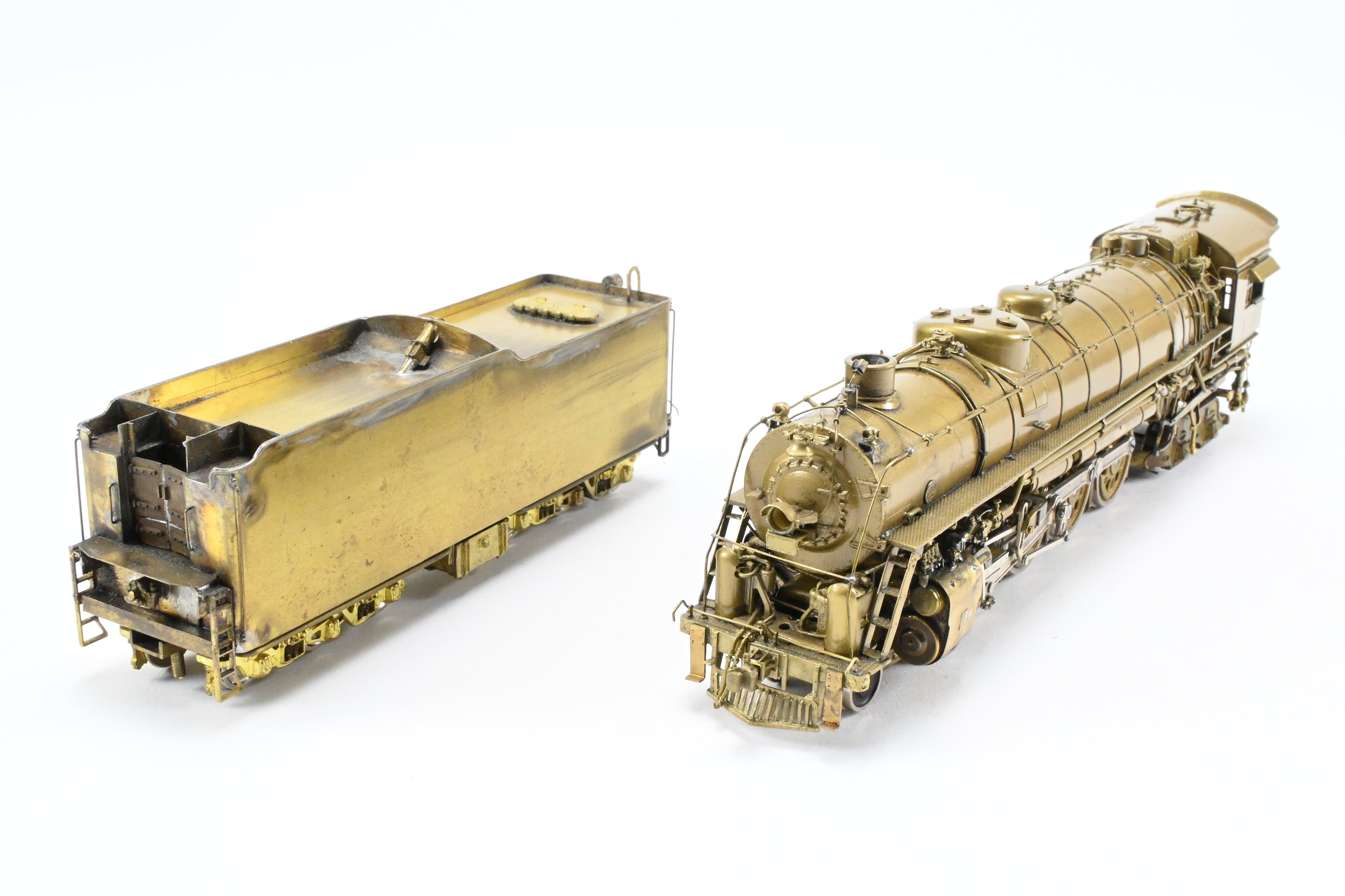HO Scale Brass Hallmark Models SLSF - Frisco 4500 Class Dual Service Series 4-8-4 Custom Model Engine Driven by Joe G. Collias
