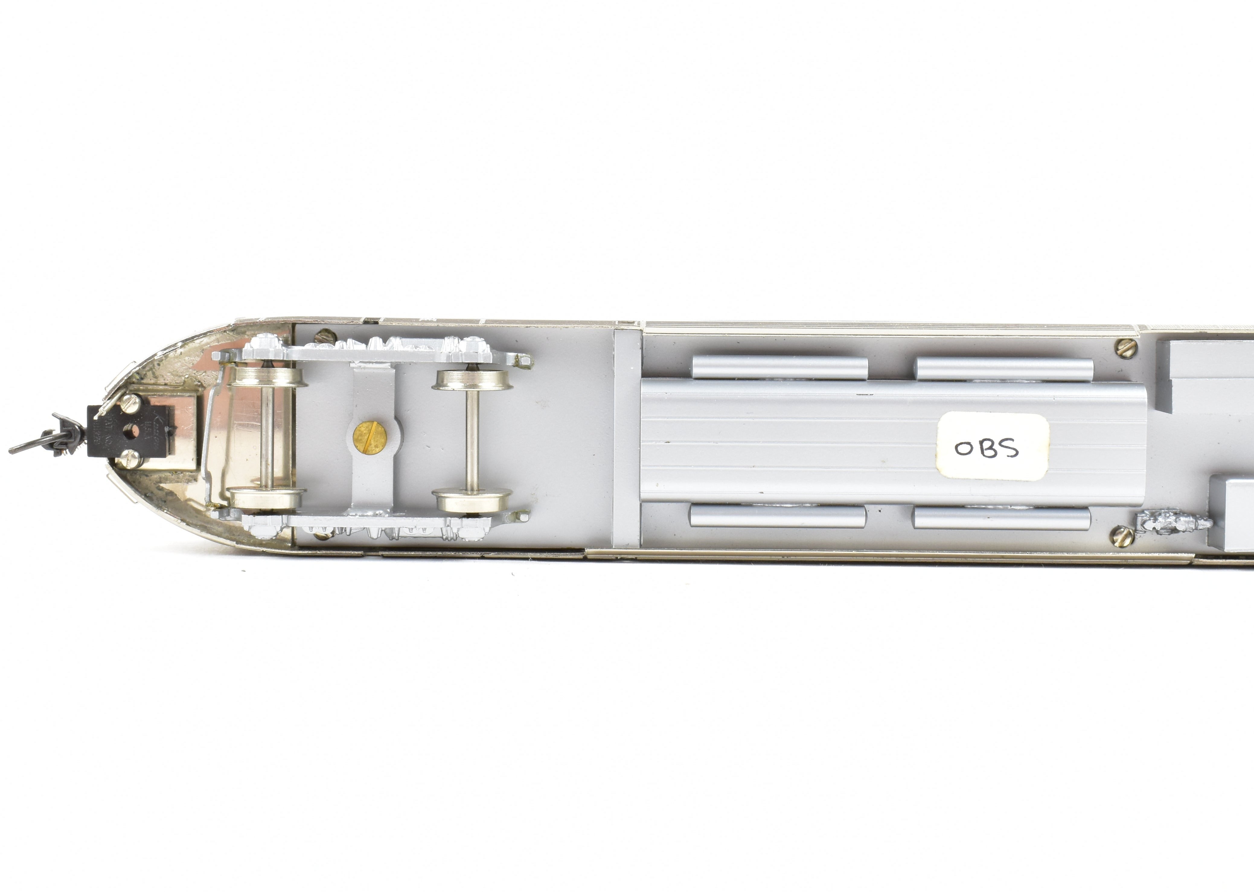 HO Scale Brass Model of Oriental Limited CB&Q/DRGW/WP California Zephyr Dome Sleeper Observation Car