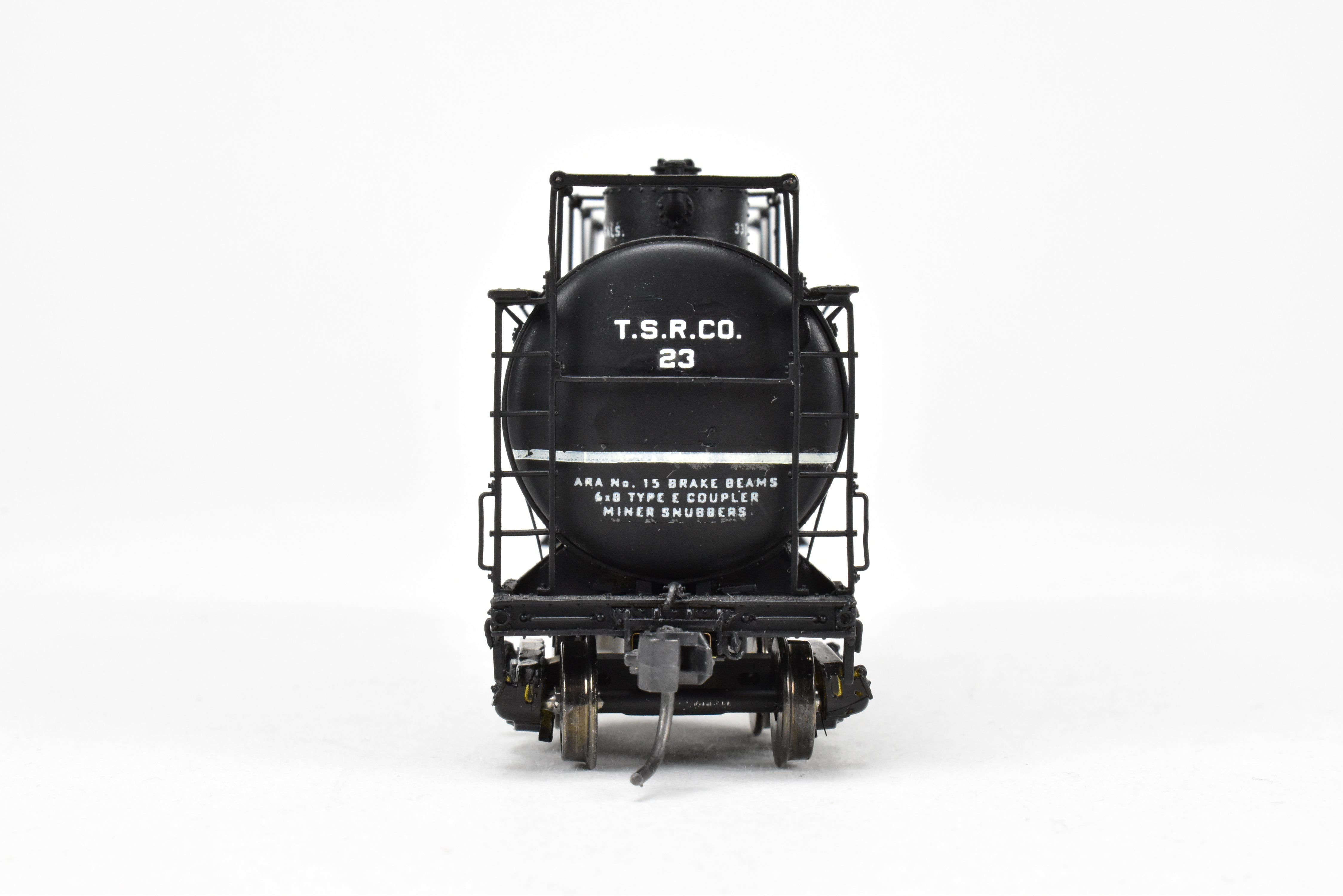 HO Scale Brass Model Train - W&R Enterprises Various Roads AC&F 10,000 GAL 3 - Dome Tank Car Featuring High Walkway and Custom Paint by The Southwestern Refining Company