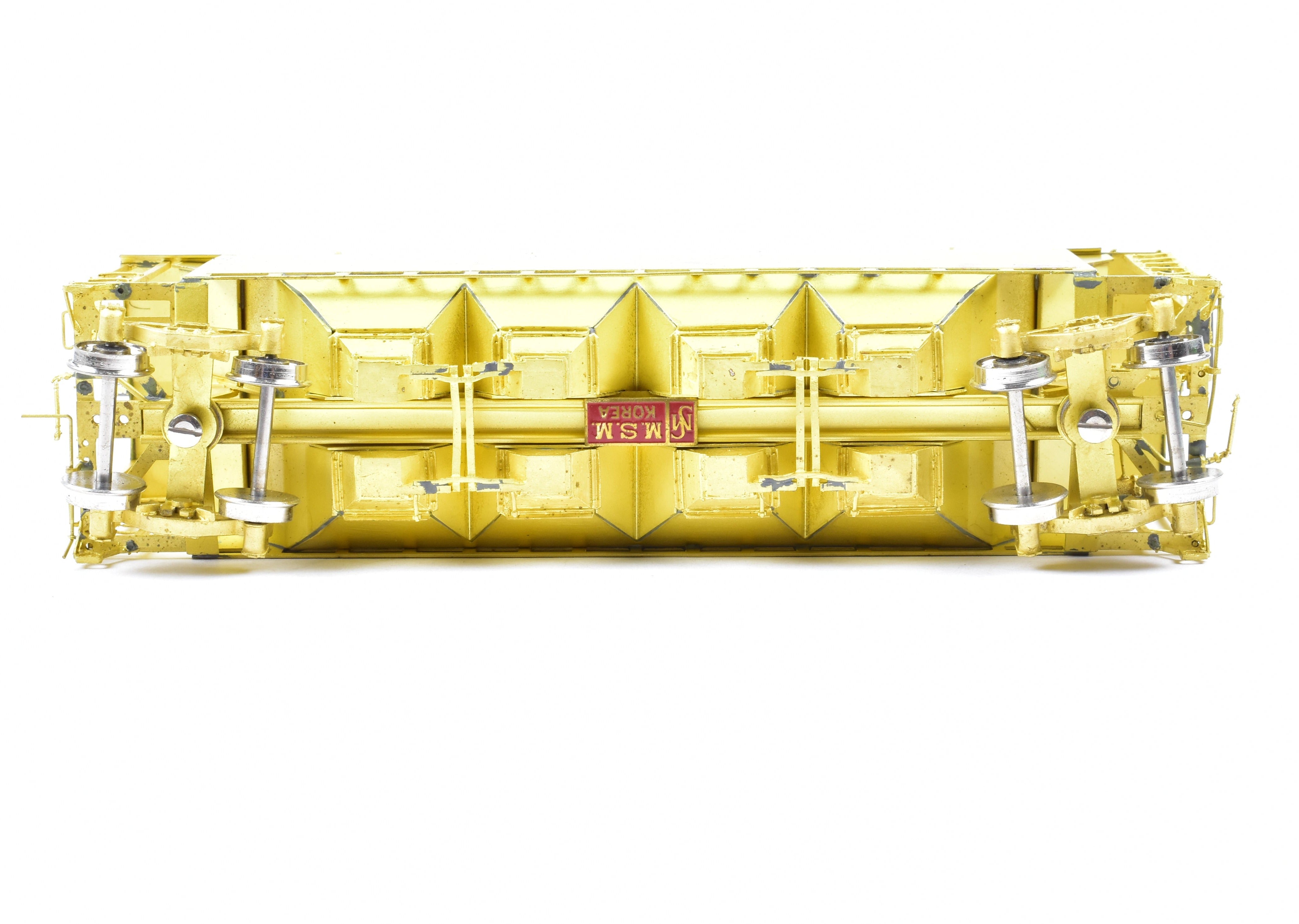 HO Scale Brass Canadian Pacific Slab Side Covered Hopper Model (S-20-C110 Series) by OMI - Overland Models, Inc.