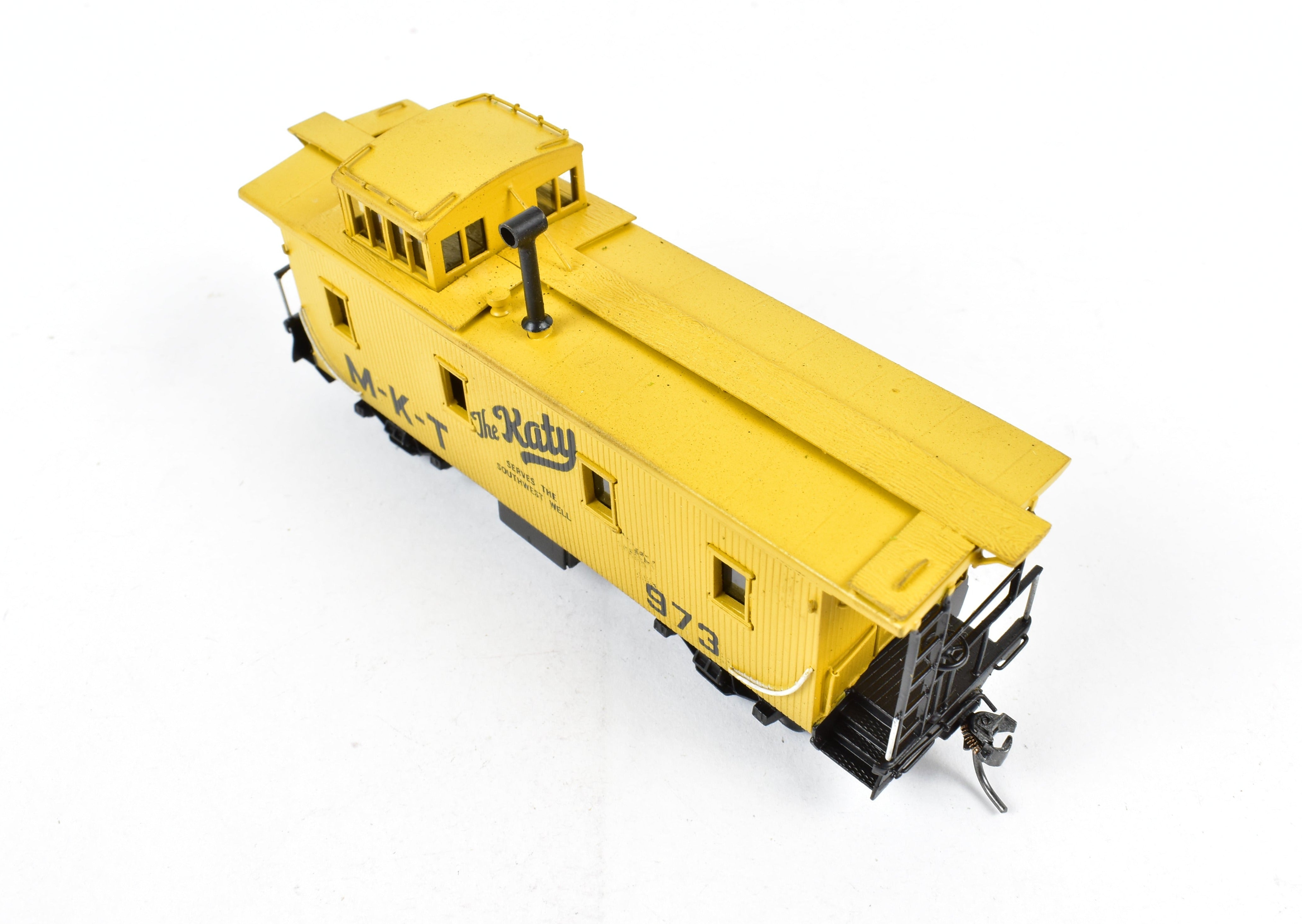 Hallmark Models HO Brass Missouri Kansas Texas Katy Wood Sheathed Caboose, No Original Box