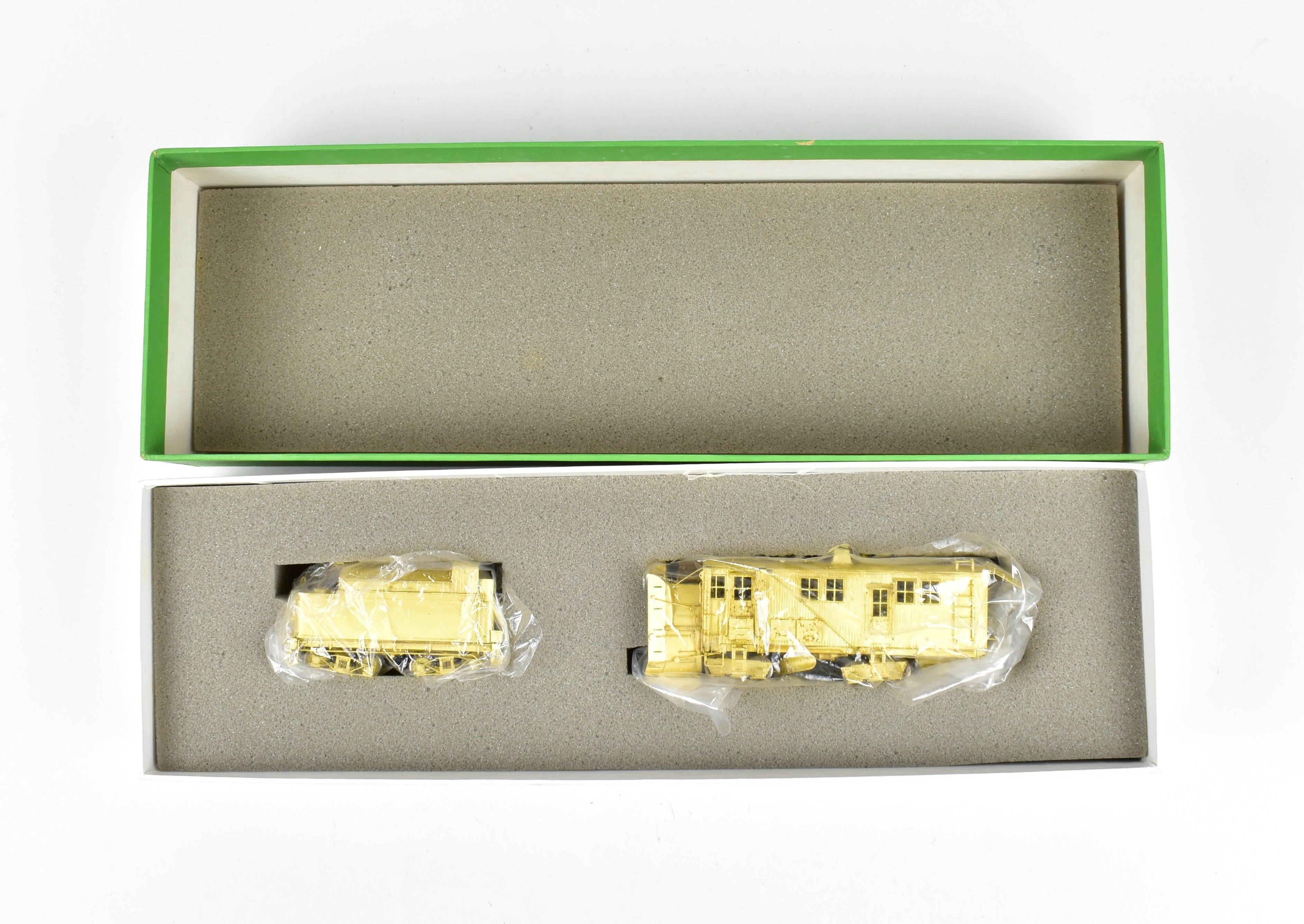 1991 HOn3 Brass D&RGW 'O-Y' Rotary Snowplow by OMI with Tender