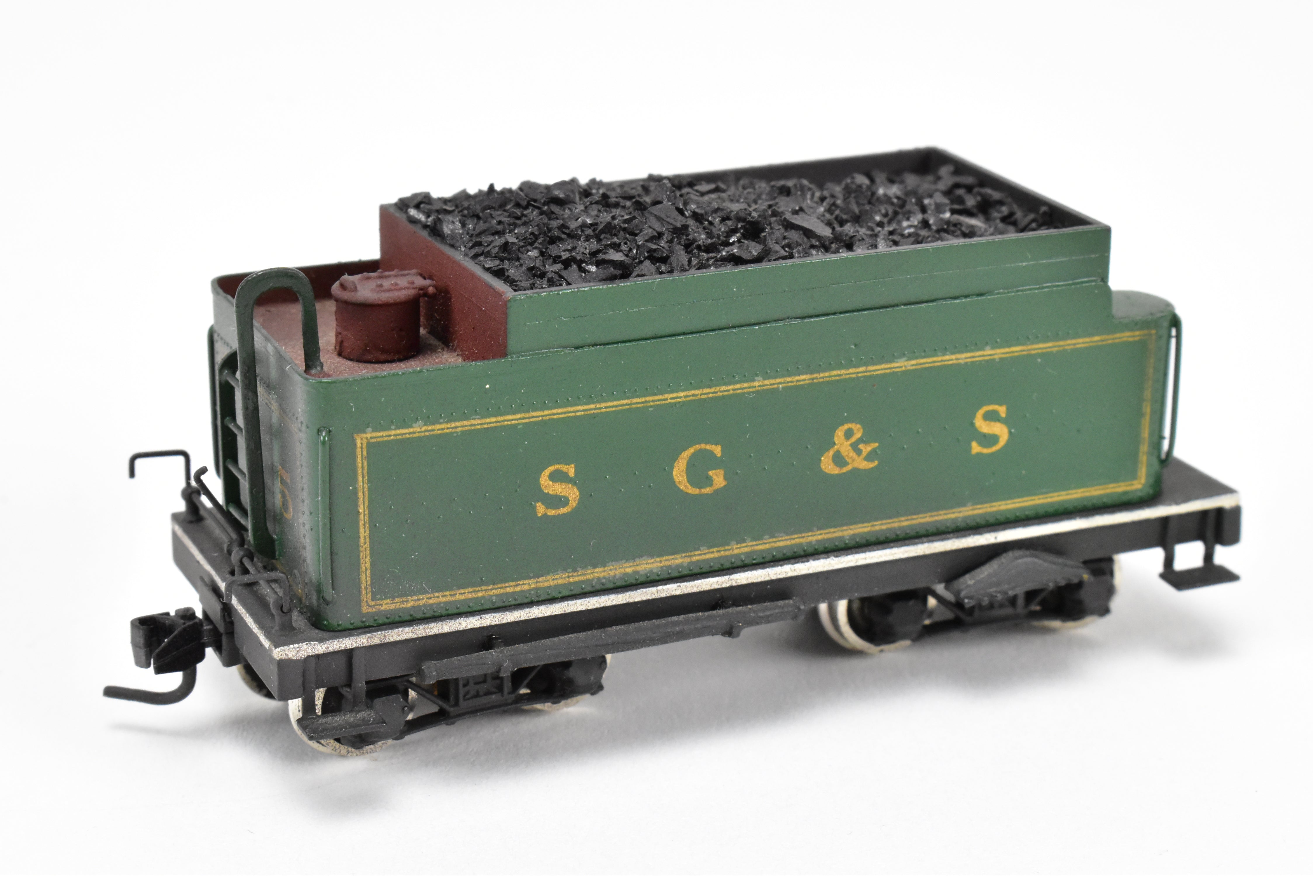 HOn3 Scale Brass Balboa D&RGW - Denver & Rio Grande Western T-12 4-6-0 Custom Built Locomotive with CP Private Road SG&S #5 and FED Tender, Featuring Can Motor Upgrade (AS-IS Condition)