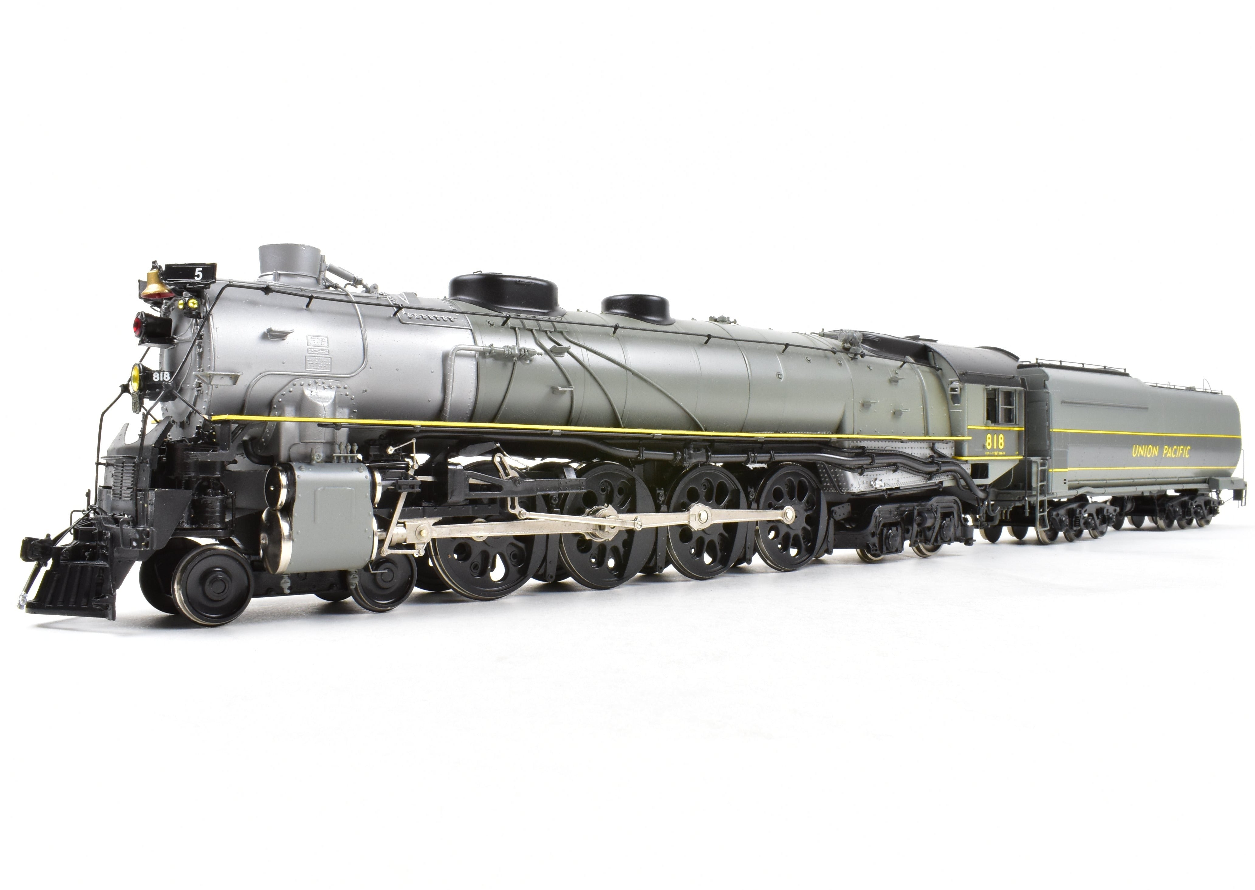 O Scale Brass Model Train - Overland Models, Inc. Union Pacific FEF - 1 4 - 8 - 4 Professional - Painted Locomotive No. 818 by TTG